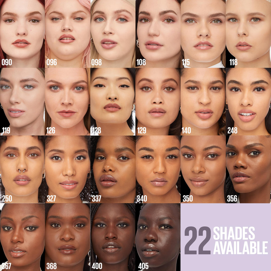 Maybelline New York Super Stay up to 30HR Lumi-Matte Foundation, Medium-Full Coverage, Vegan Formula*, Amino Acids, Niacinamide, Vitamin E, All Day Wear - Shade: 118 Halalzen