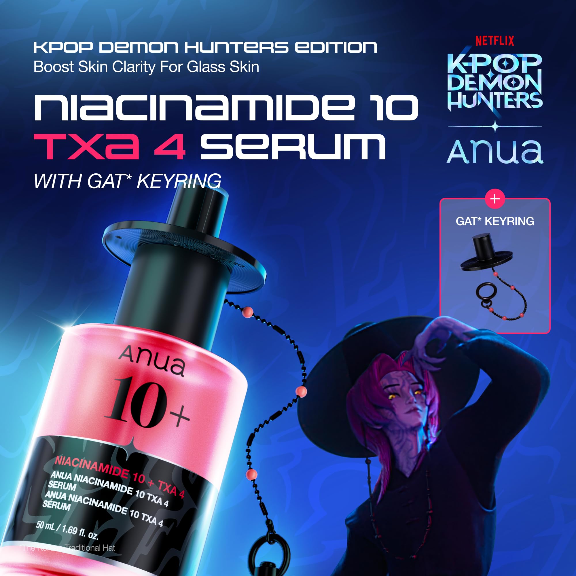 Anua Niacinamide 10 + TXA 4 Serum, Dark Spot Care, Hyaluronic Acid, Tranexamic Acid, Lightweight & Hydrating All-in-One Daily Facial Serum for Glass Skin, Korean Skincare, 30ml
