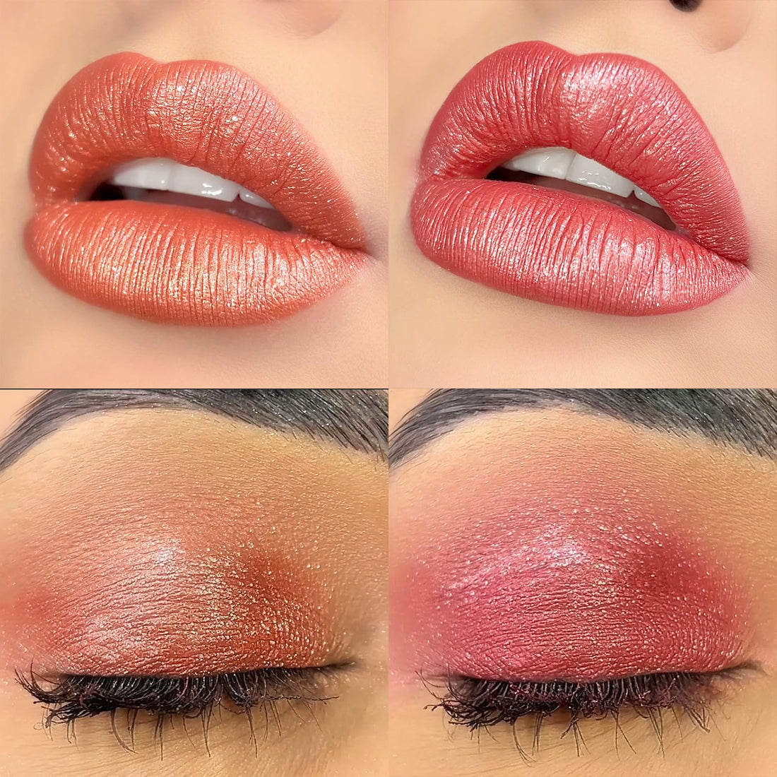 Oulac Metallic Diamond Shine Liquid Lip Gloss - Glitter Glossy for Lip & Eye, Long Lasting 24H + & Waterproof, Lightweight Lip Stain, 3D Metallic Finish, No Transfer, Vegan, 4.5ml,MD05 Loose Control Halalzen