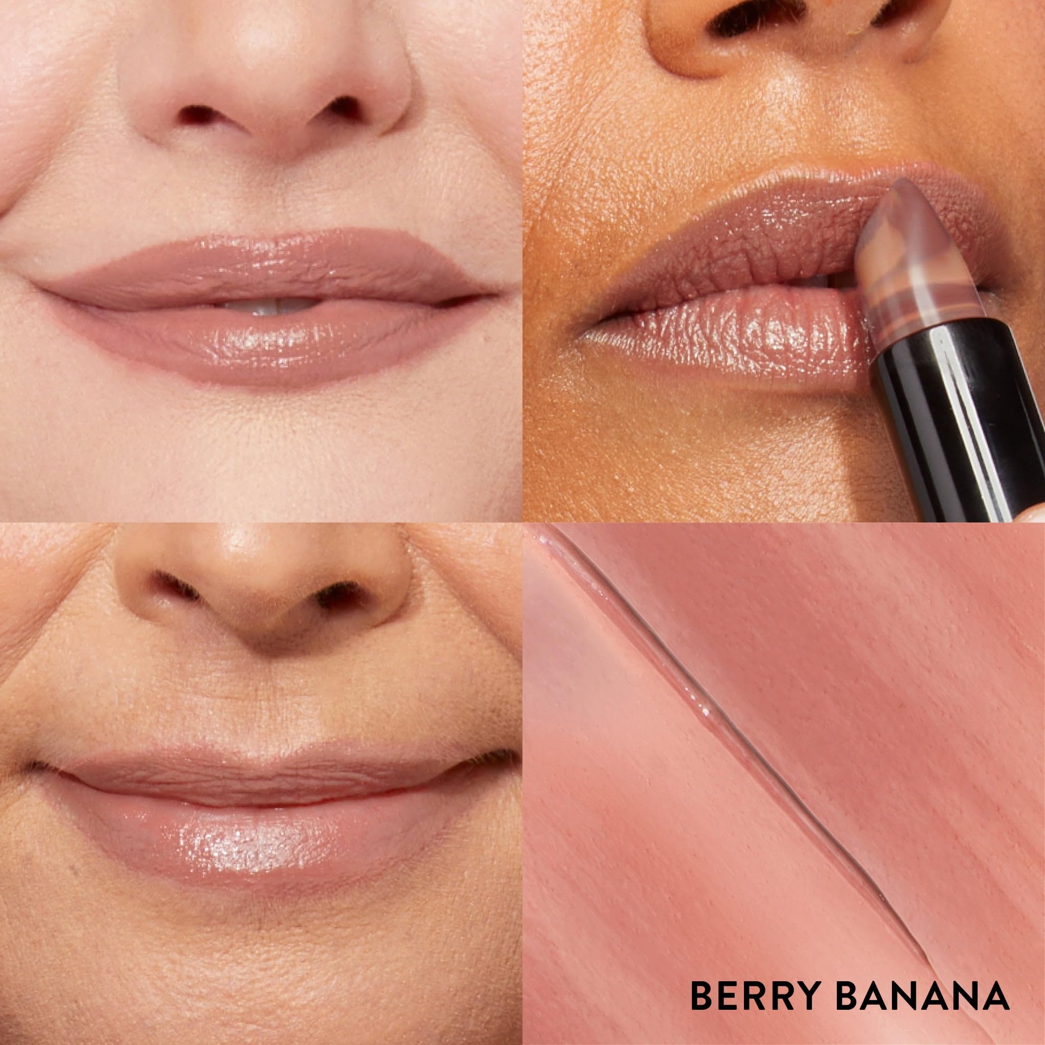 LAURA GELLER NEW YORK Italian Marble Sheer Lipstick - Berry Vanilla - Hydrating & Lightweight - Vitamin E & Caster Seed Oil - Cream Finish