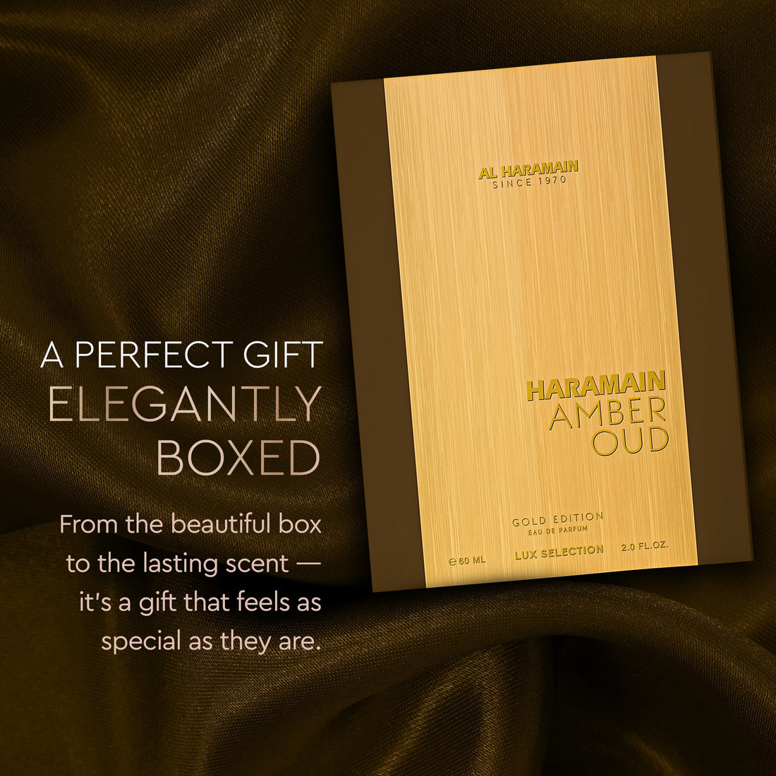 Al Haramain Amber Oud Gold Edition - Arabian Perfume for Women and Men Unisex - Long Lasting Amber - 2 oz