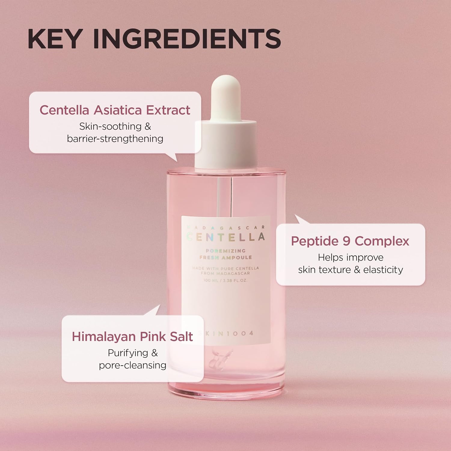 SKIN1004 Madagascar Centella Poremizing Fresh Ampoule 3.38 fl. oz(100ml) | Soothing Hydration | Oily Combination Skin Halalzen