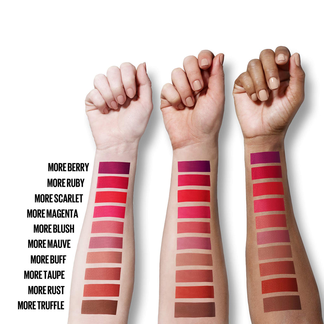 Maybelline Color Sensational Ultimatte Matter Lippenstift, nicht austrocknend, intensive Farbpigmente, More Truffle, Kakaobraun, 1 Stück