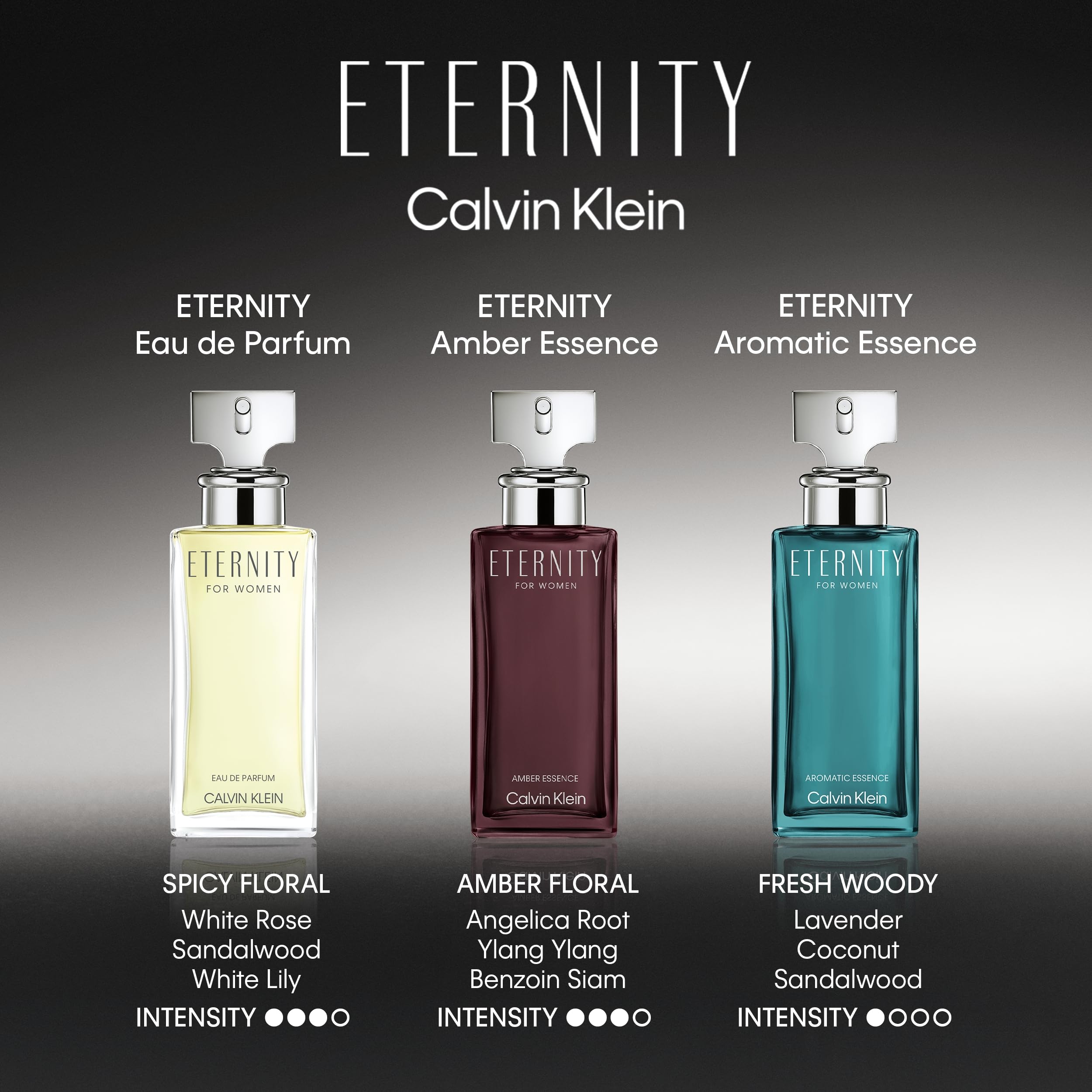 CALVIN KLEIN Eternity - Eau de Parfum for Women - Floral Fragrance with Notes of Bergamot, White Rose and Sandalwood - High Longevity Halalzen