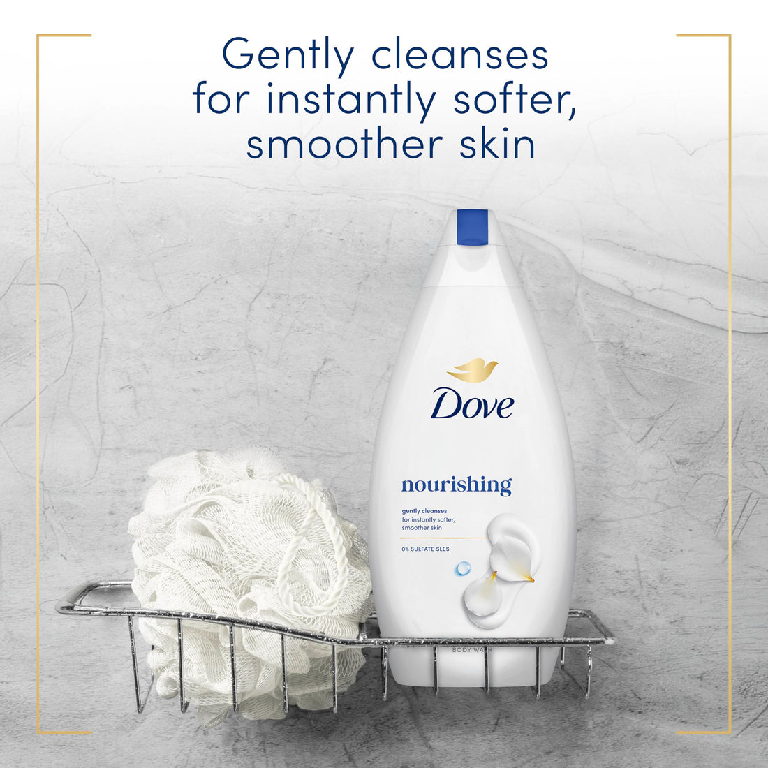 Dove Nourishing Body Wash body cleanser shower gel with an aloe vera & birch water scent for softer, smoother skin after just one shower 450 ml