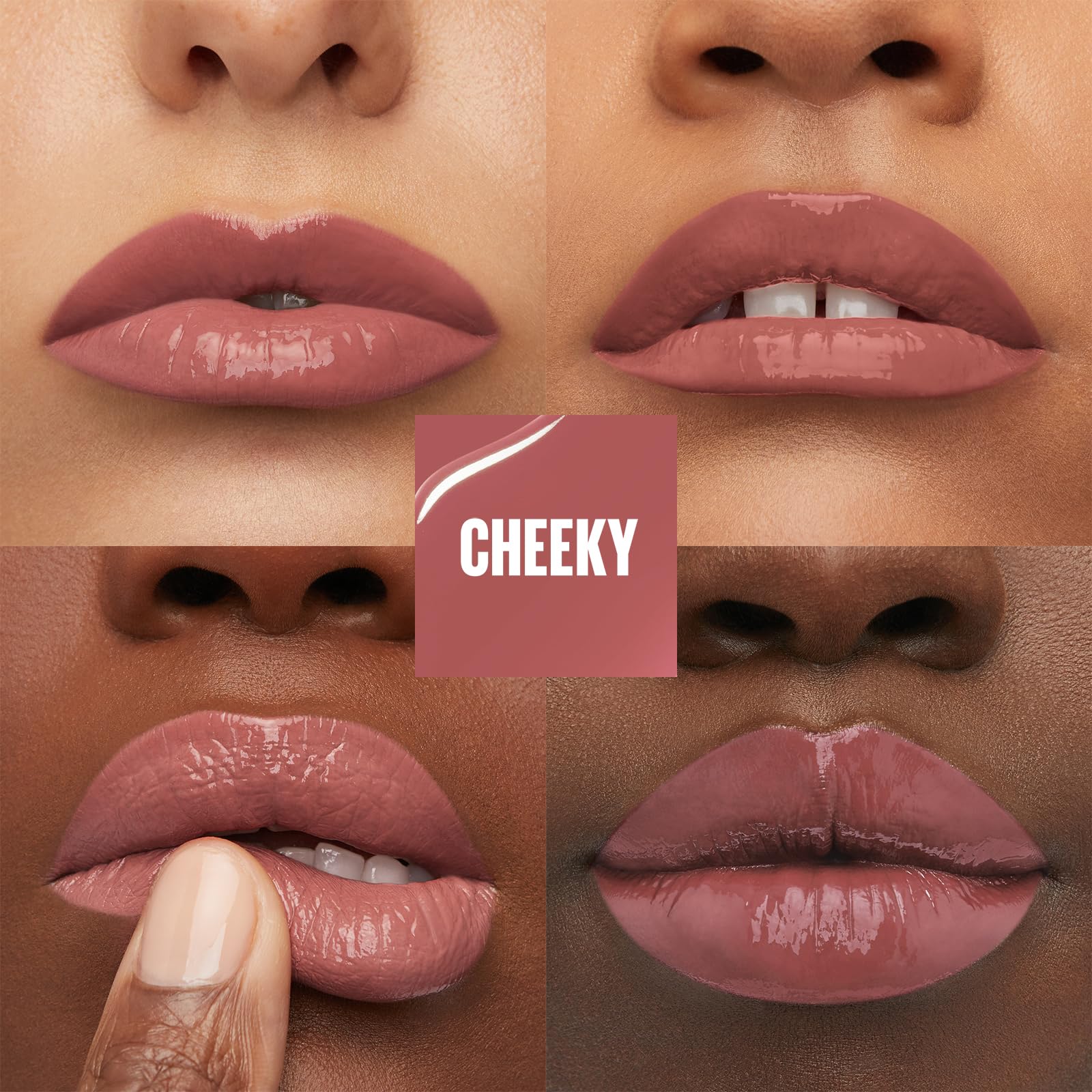 Maybelline New York Super Stay Vinyl Ink Liquid Lip Colour, 16HR Long-Lasting, Ultra-Pigmented, Smudge & Transfer-Proof, High Shine Finish, Vegan Formula for Comfortable Wear, Shade: 10 Lippy Halalzen