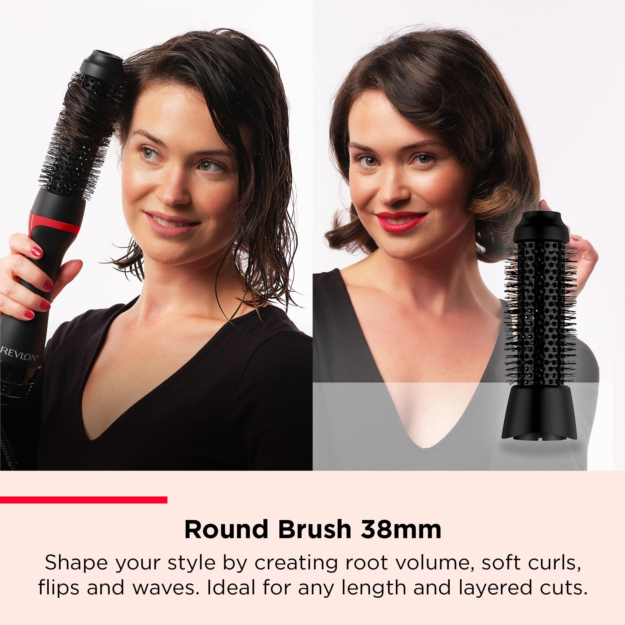 REVLON One-StepTM Blow-Dry Multi Air Styler 5-in-1 (Detachable Heads, Curler, Dryer, Volumiser, Styler and Shape Enhancer). RVDR5370 Halalzen