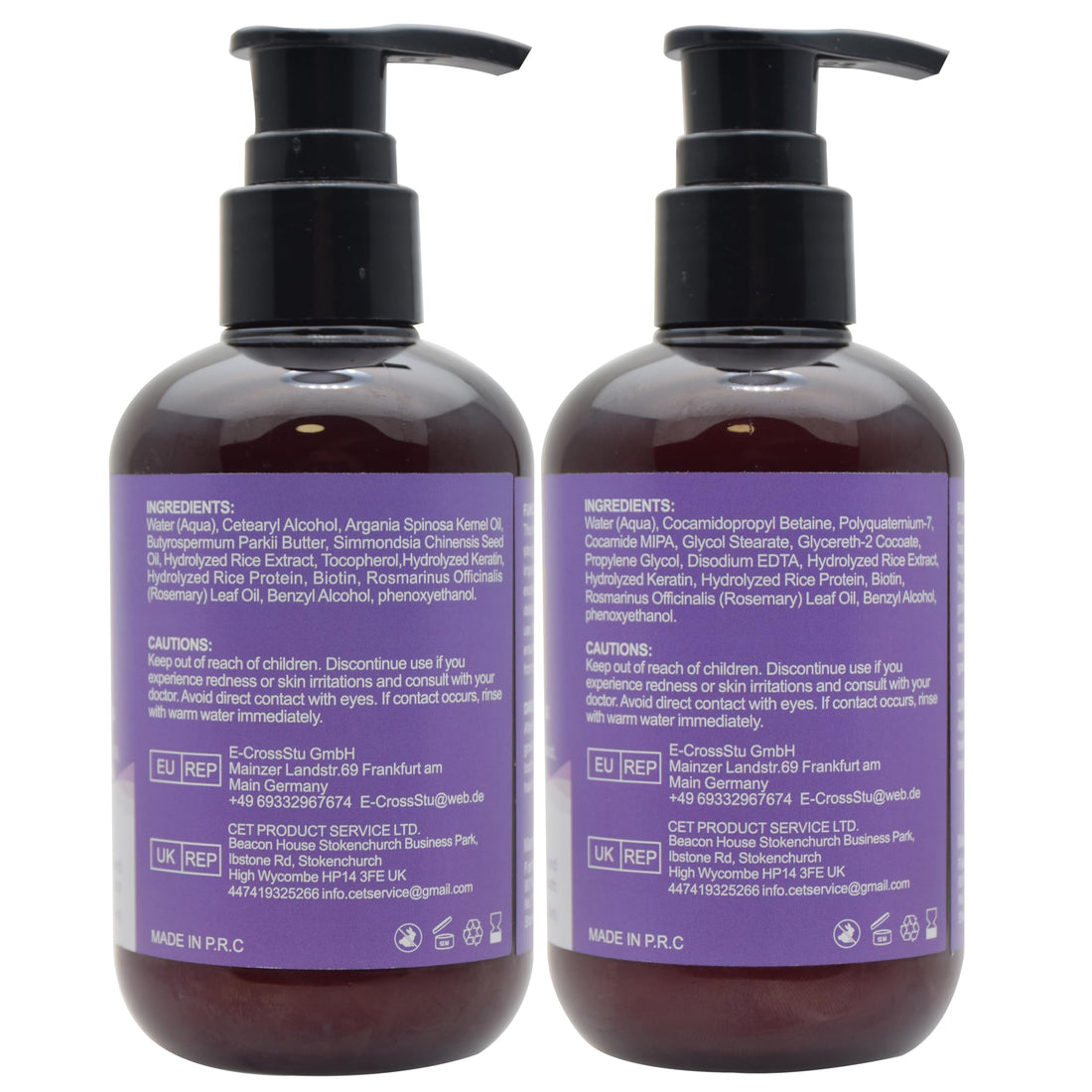 Rosemary Oil for Hair Growth,2x120ml Diluted Rosemary Oil and Hair Serum for Dry Damaged Hair,Proven Hair Loss Treatment & Hair Thickening Products
