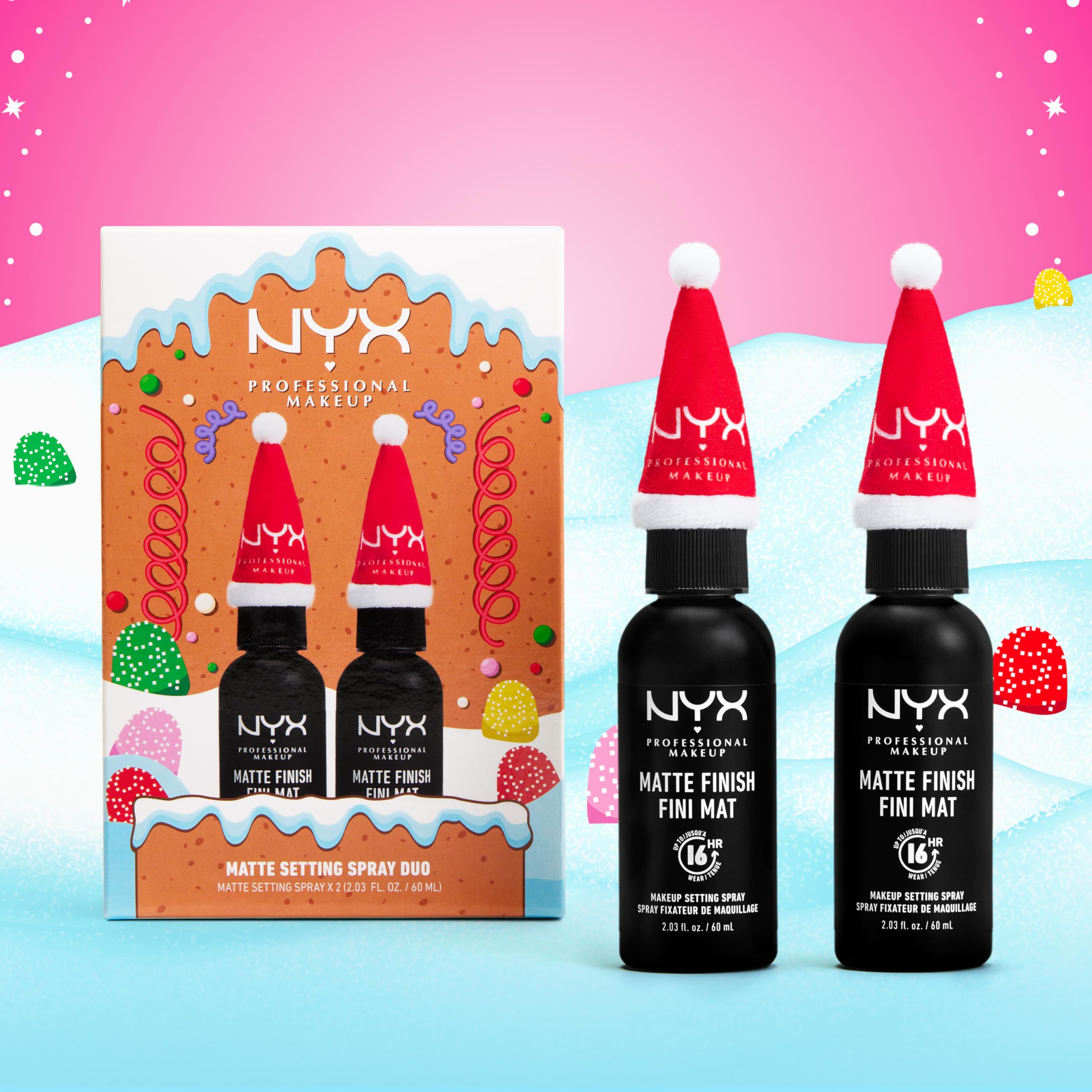 NYX PROFESSIONAL MAKEUP Makeup Setting Spray - Dewy Finish, Long-Lasting Face Mist for up to 16HR Wear, Vegan Formula