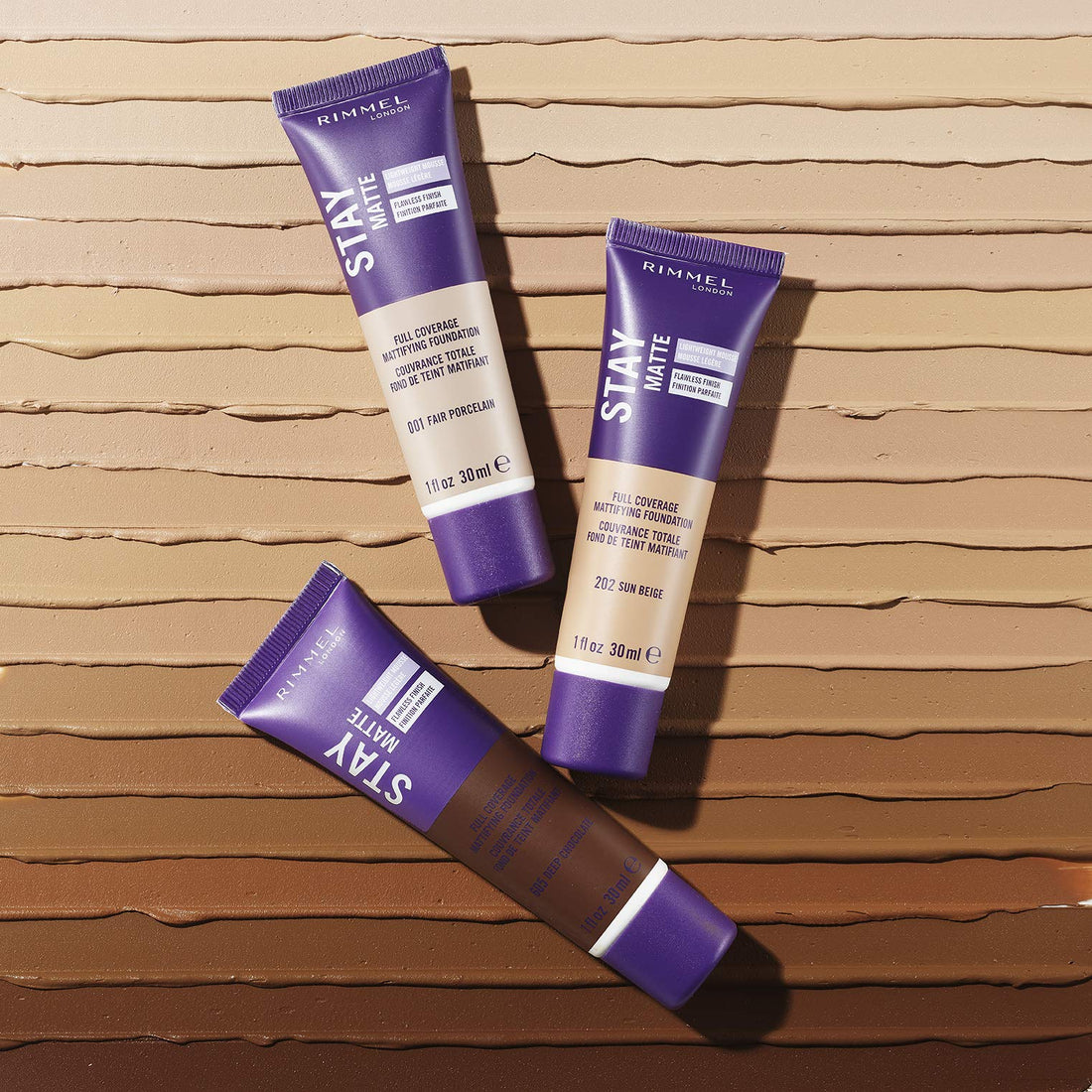 Rimmel London Stay Matte Liquid Mousse Foundation, Good Coverage and Oil-Free Formula, Soft Beige, 30 ml Halalzen