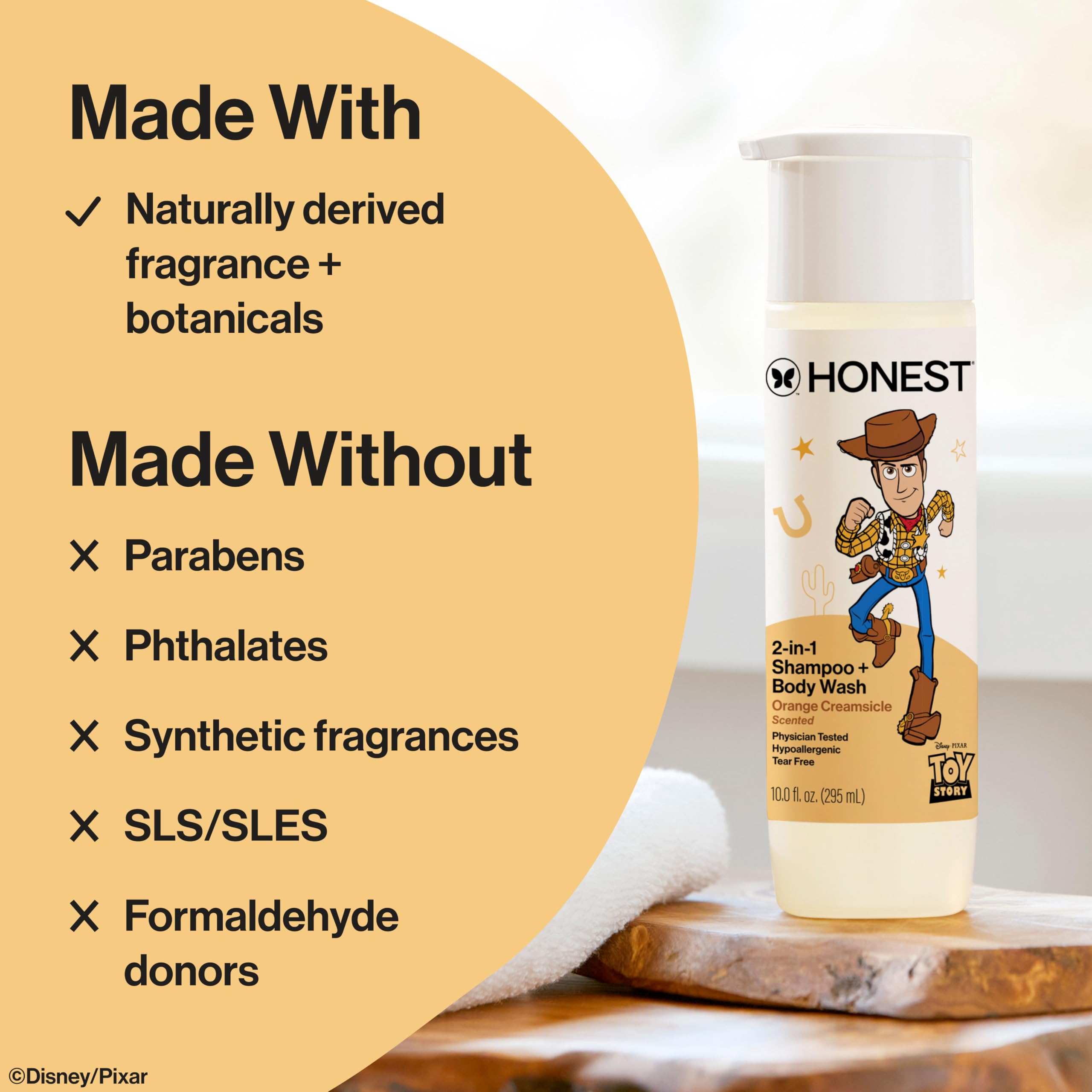The Honest Company 2-in-1 Cleansing Shampoo Body Wash Gentle for Baby, Naturally Derived, Tear-free, Hypoallergenic, Lavender Calm, 18 fl oz Halalzen