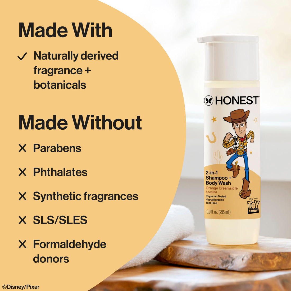 The Honest Company 2-in-1 Cleansing Shampoo Body Wash Gentle for Baby, Naturally Derived, Tear-free, Hypoallergenic, Lavender Calm, 18 fl oz Halalzen