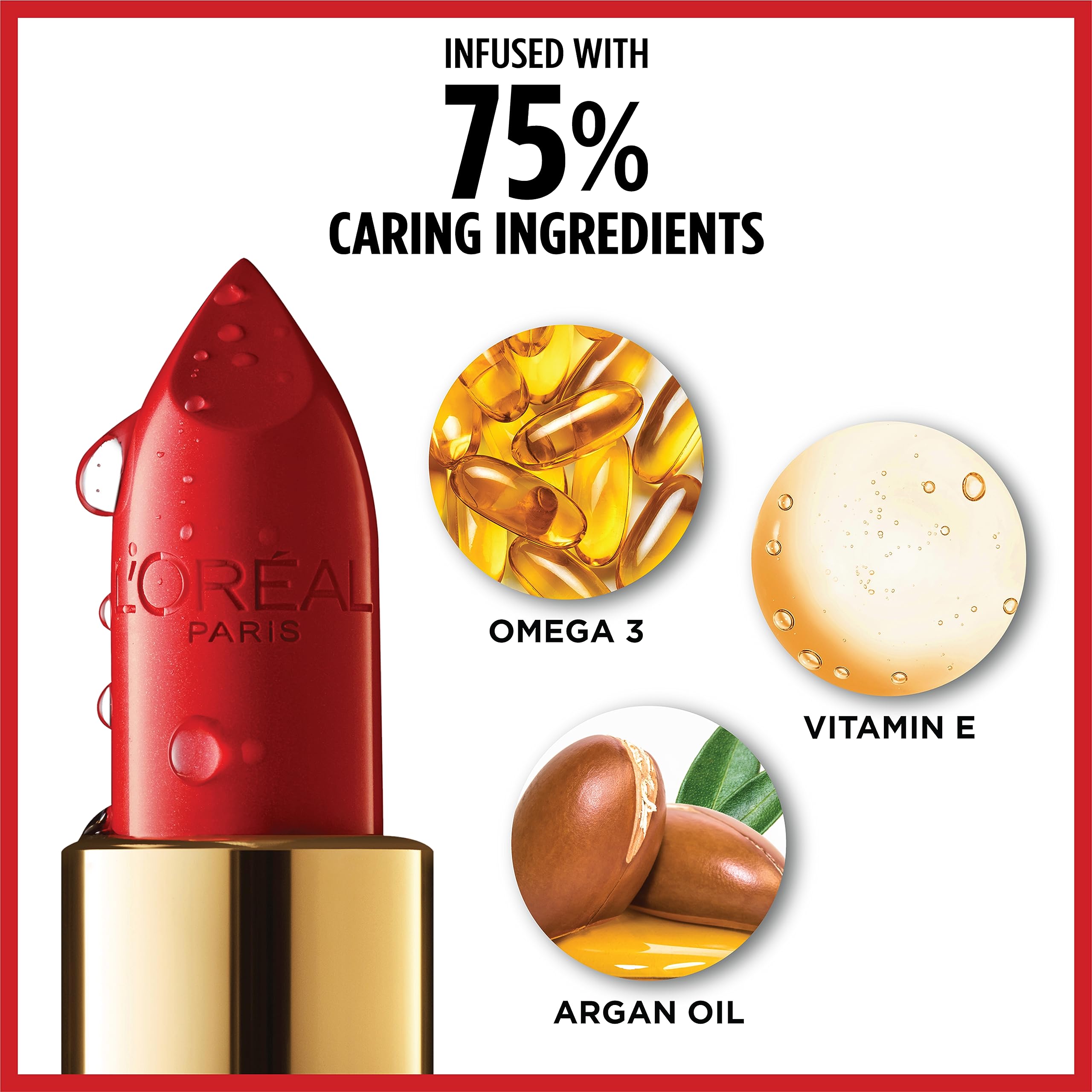 L'Oreal Paris Colour Riche Original Creamy, Hydrating Satin Lipstick with Argan Oil and Vitamin E, Fairest Nude, 1 Count