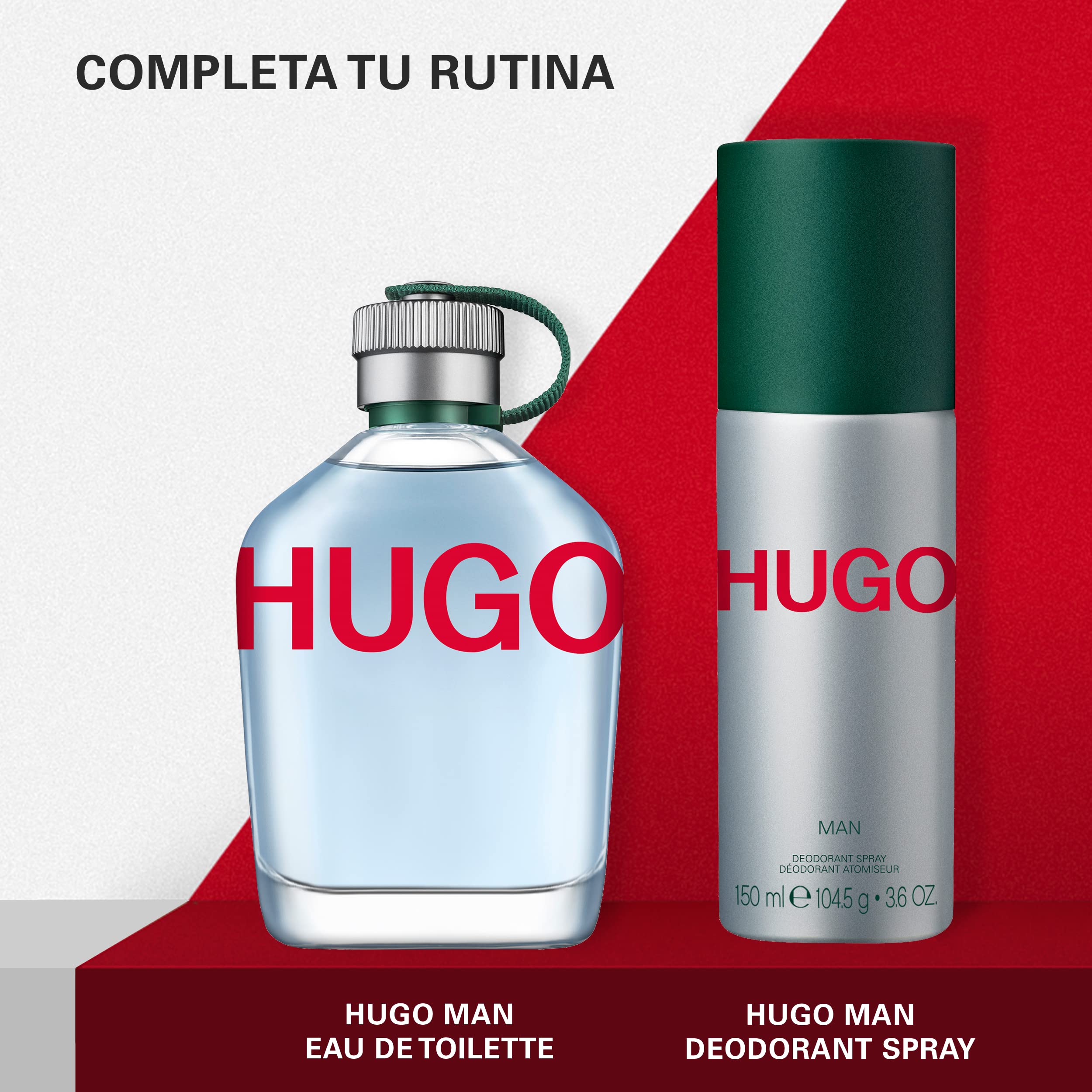 HUGO Man Eau de Toilette, Men's Perfume, Notes of Crispy Green Apple and Fir Balsam, Aromatic Fragrance, Medium Longevity