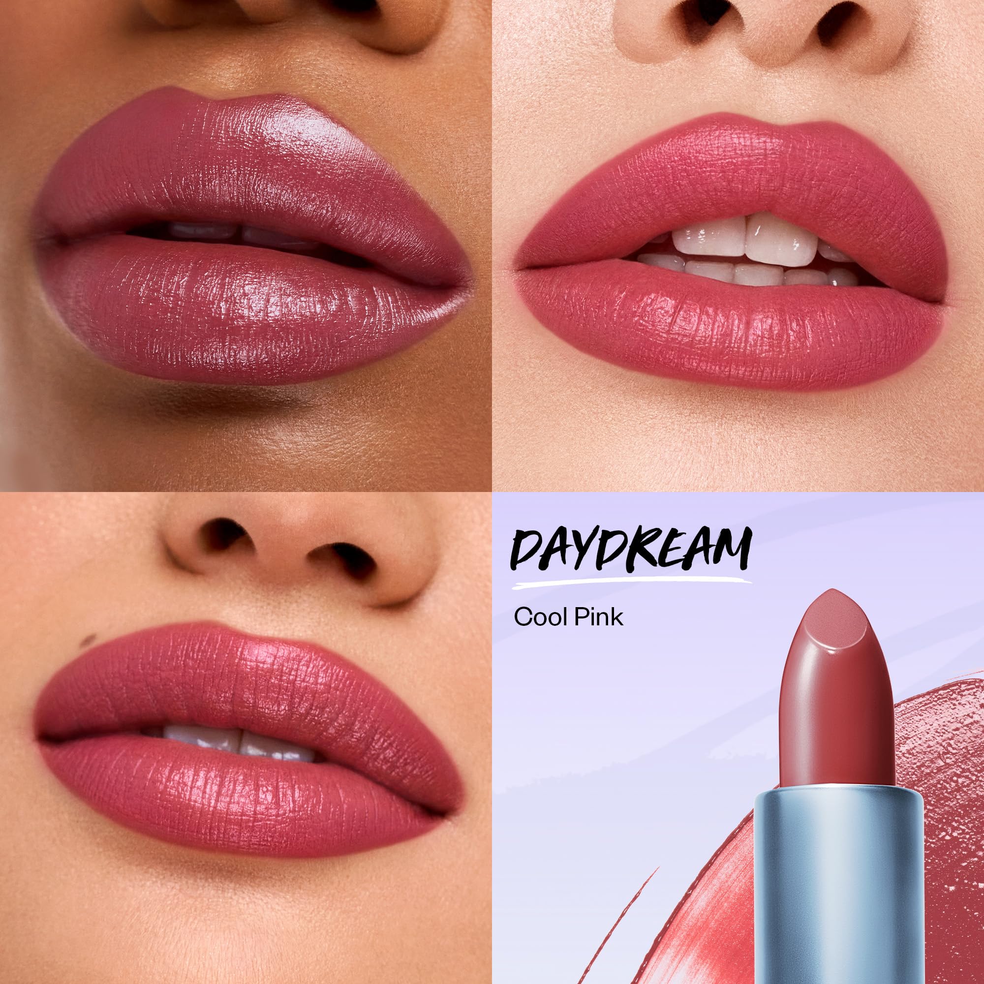 Kosas Weightless Lip Color Nourishing Satin Lipstick - High Impact Lip Color with Clean Formula - Comfy Feel & Soft Finish - Fantasy Life
