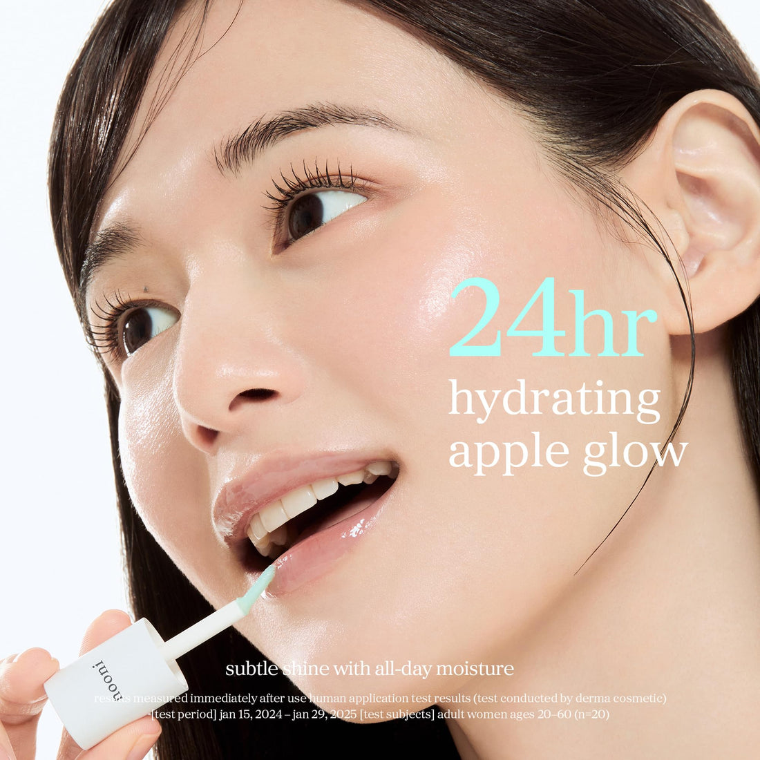 NOONI Korean Lip Oil - Applepeony | Long-Lasting, Moisturizing, Plumping, Revitalizing for Dry Lips, Waterproof, No Peel Off, Hydrating Lip Stain, Stocking Stuffers, Cute Stuff, 0.12 FL Oz Halalzen