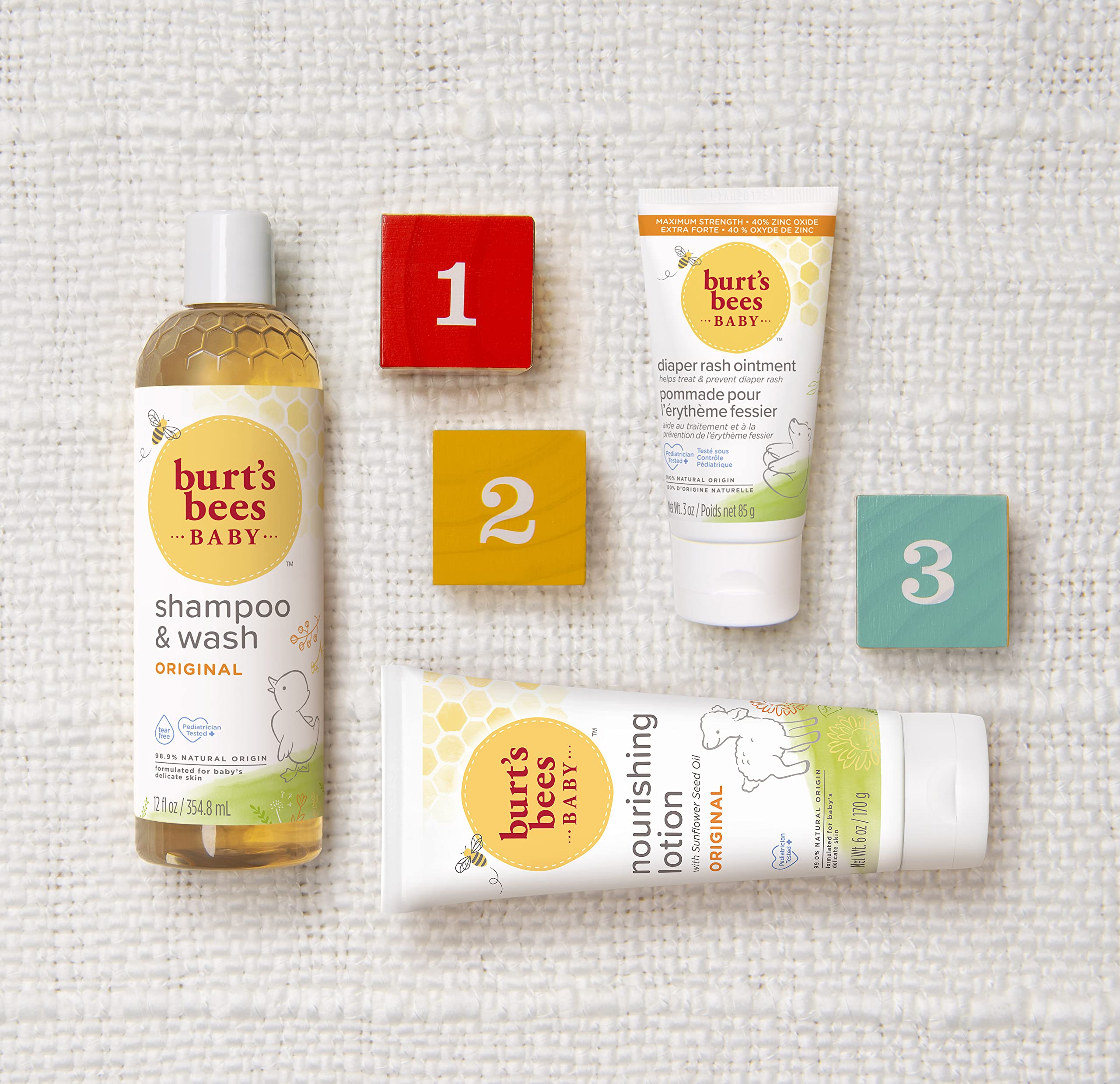 Burt's Bees Baby Lotion, Nourishing Baby Moisturiser, Ultra-Gentle For Delicate Skin & Daily Care, 170 g Halalzen