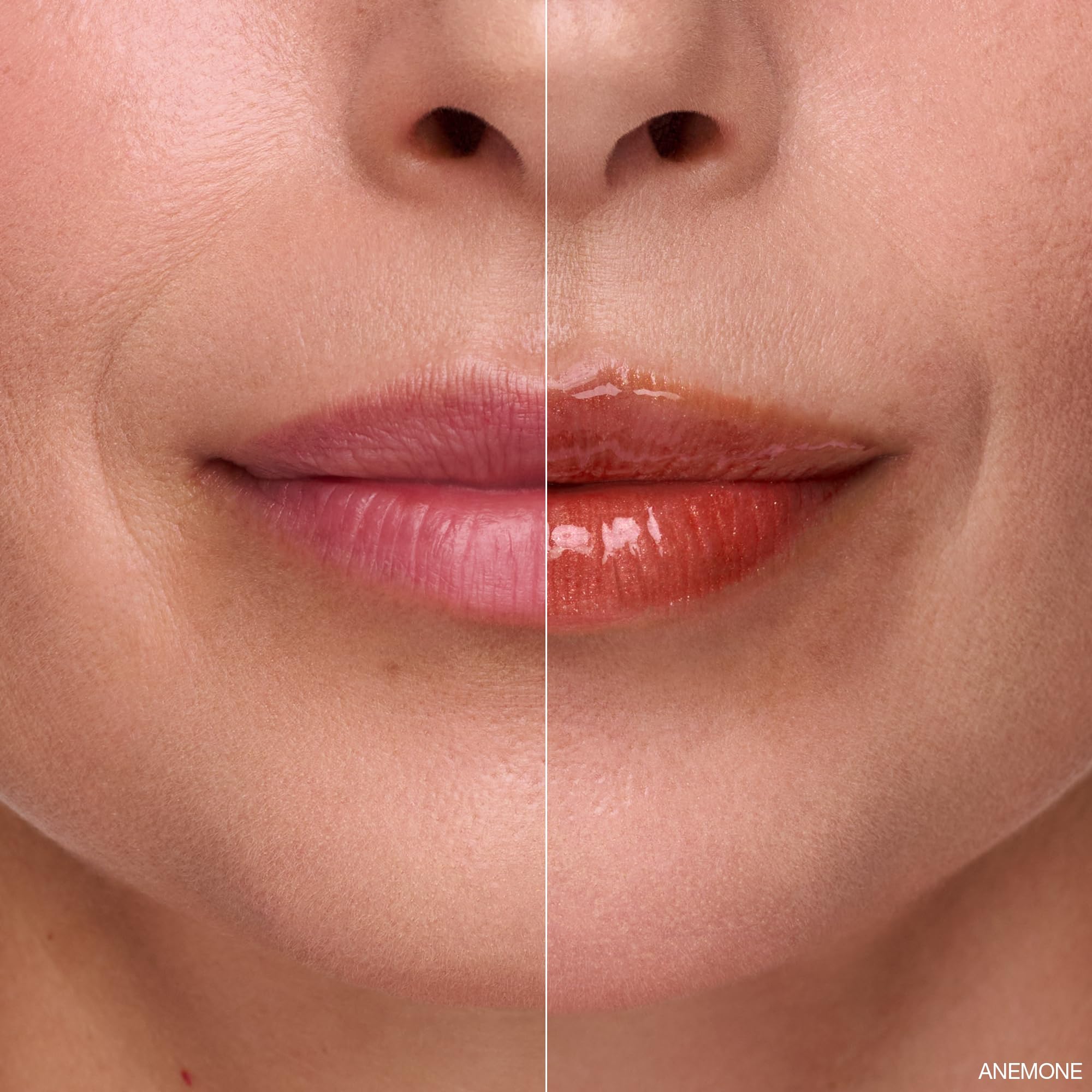 Ogee Beyond Clean Lip Gloss - Certified Organic Lip Gloss for Women - Effortlessly Plump, Hydrate & Add High-Shine Color, Freesia - Desert Rose Shimmer