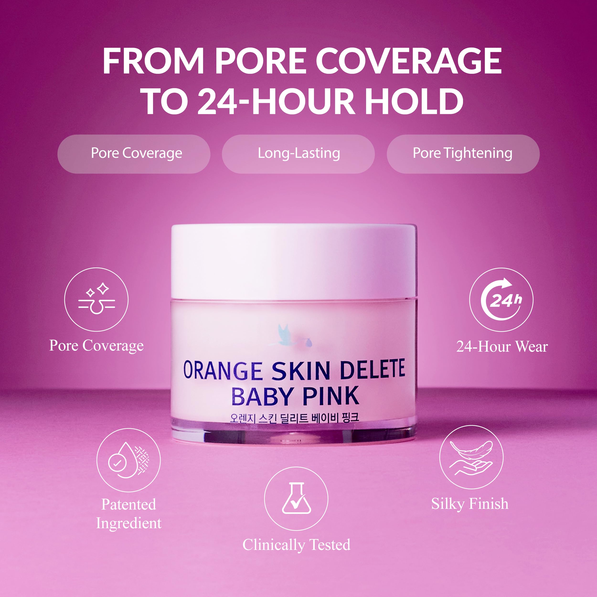 Orange Skin Delete Original Pore Primer Korean Makeup 30g 1.06 oz Halalzen