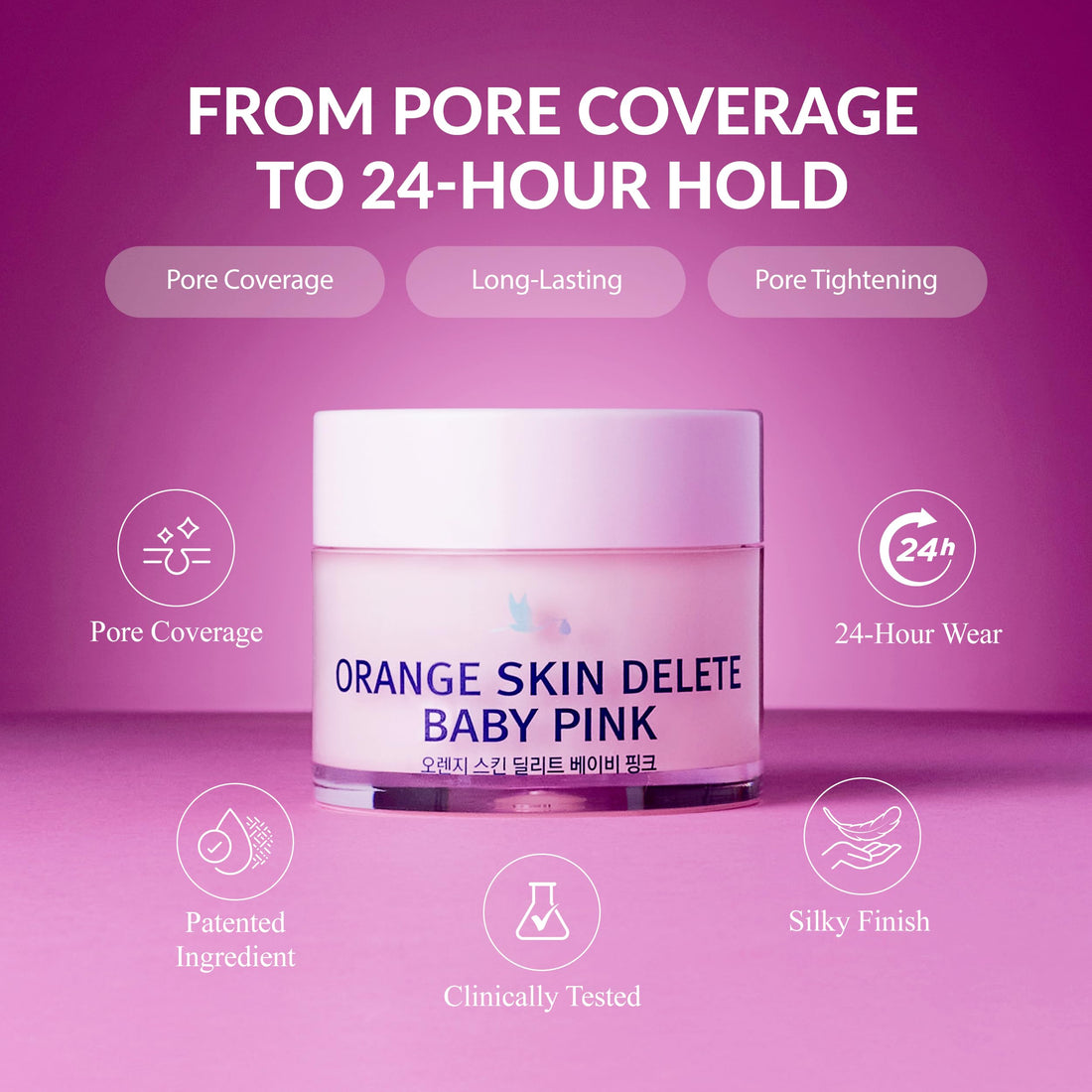Orange Skin Delete Original Pore Primer Korean Makeup 30g 1.06 oz Halalzen