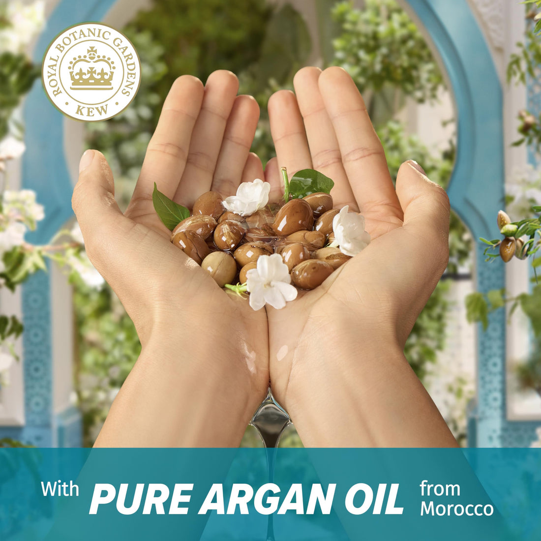 Herbal Essences Deep Repair Moroccan Argan Oil Elixir 95ml for Smooth and Shiny Hair. Deeply Penetrates Hair to Nourish, Strengthen and Repair. Lightweight and Vegan Formula