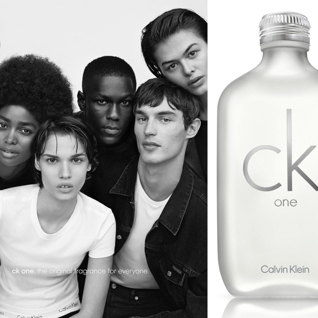 Calvin Klein CK One Eau de Toilette – Parfum unisexe agrumes – Avec des notes de thé vert, bergamote, cardamome, violette et ambre – Parfums de luxe unisexes – Parfum longue durée
