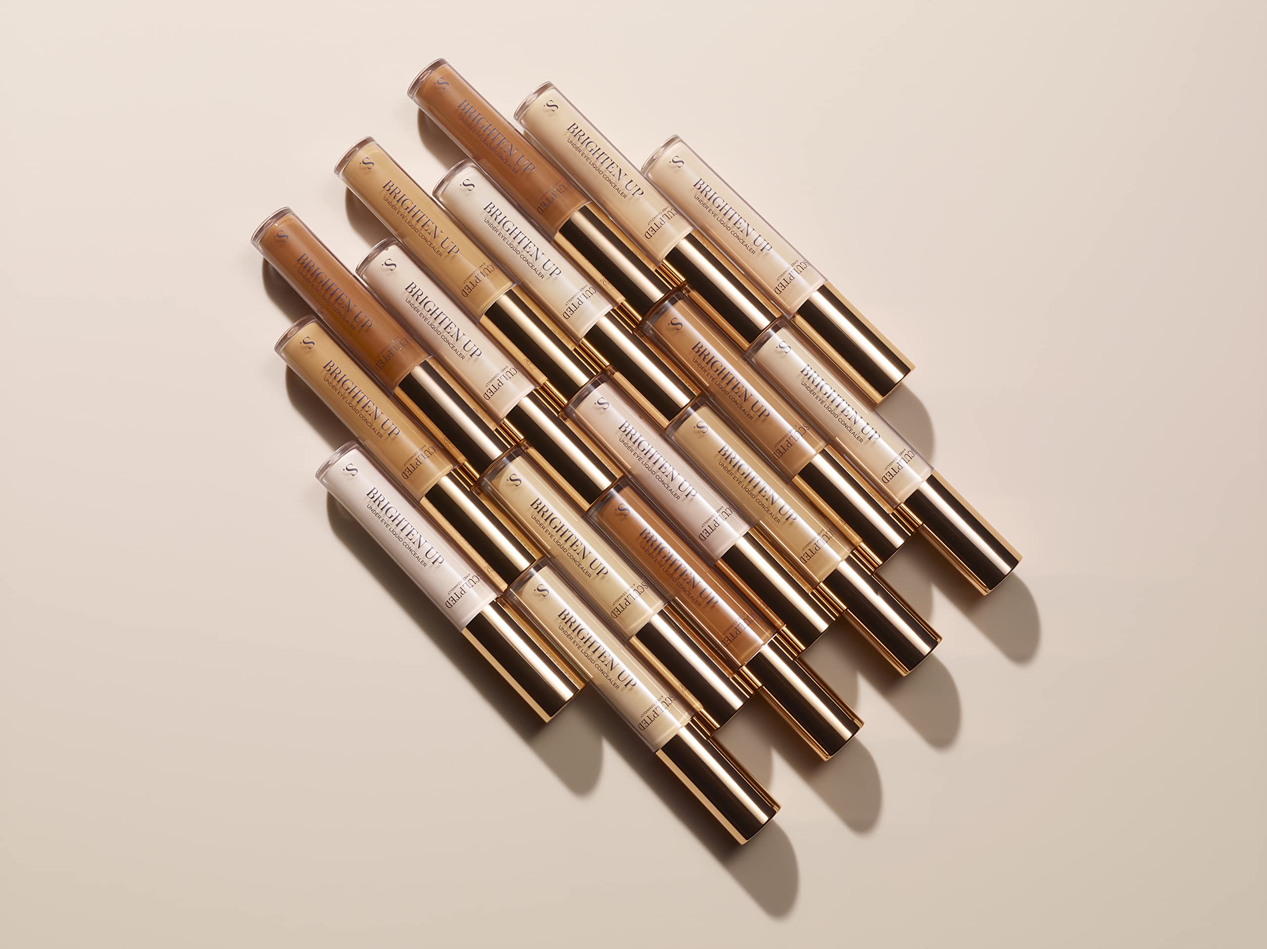 Brighten Up Under Eye Concealer from Sculpted by Aimee (Ivory) - 5ml Light Coverage Mineral Liquid Makeup Concealer for Hydrating Delicate Skin & Dark Circles with Niacinamide and Hyaluronic Acid Halalzen