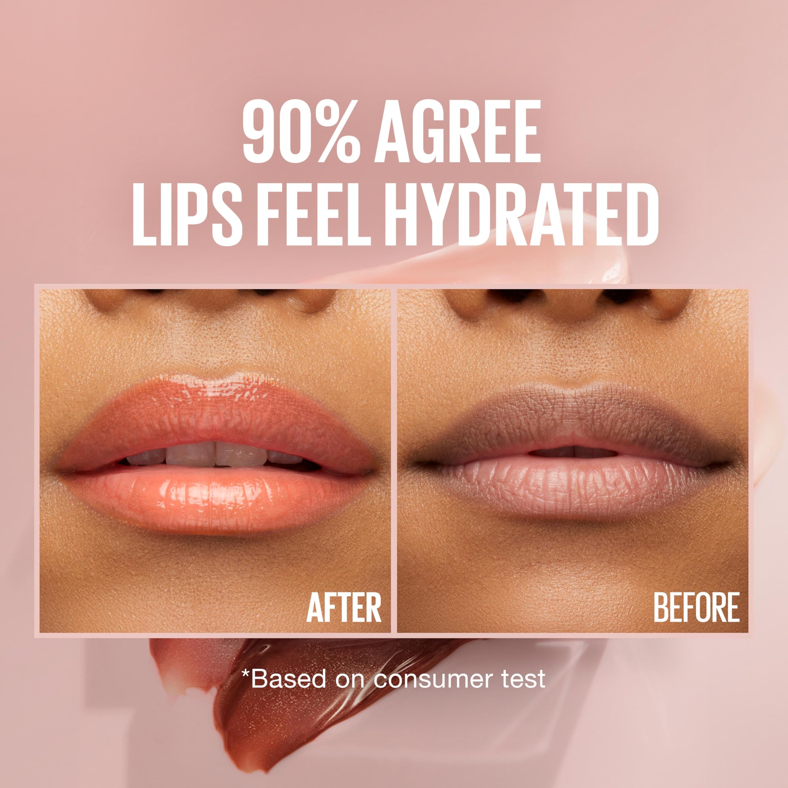 Maybelline Lifter Gloss, Hydrating Lip Gloss with Hyaluronic Acid, Ice, Pink Neutral, 0.18 Ounce