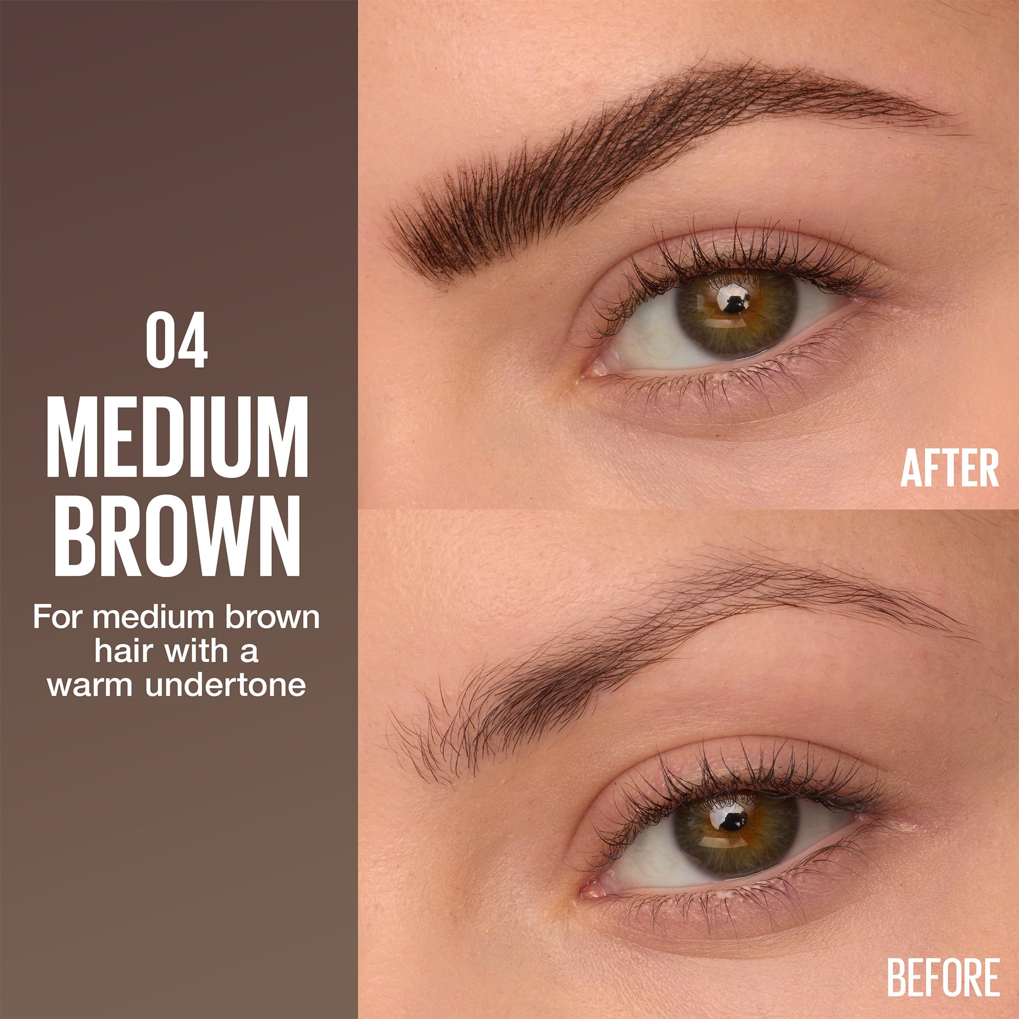 Maybelline New York Brow Inserts, 2-in-1 Eyebrow Pencil Pen and Fiber Gel, 0.015MM Triple Tip for 100 Hair-Like Strokes in 30 Seconds, 36-Hour Wear, Smudge-Proof, Shade: Blonde 1