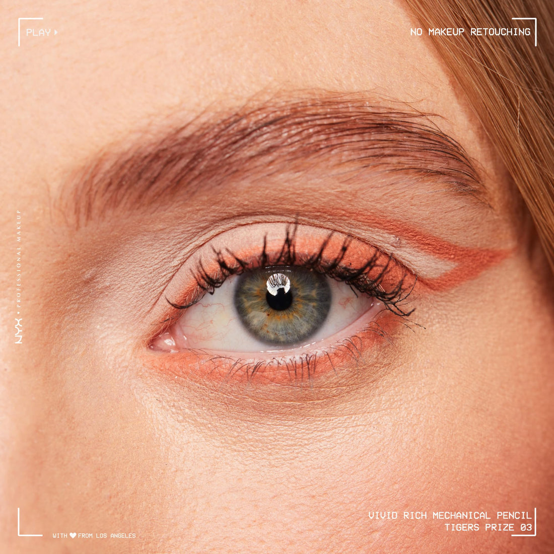 NYX PROFESSIONAL MAKEUP Vivid Rich Mechanical Eye Pencil, Vivid Rich Mechanical, Creamy Retractable Eyeliner - Smokin Topaz, Brown Eyeliner