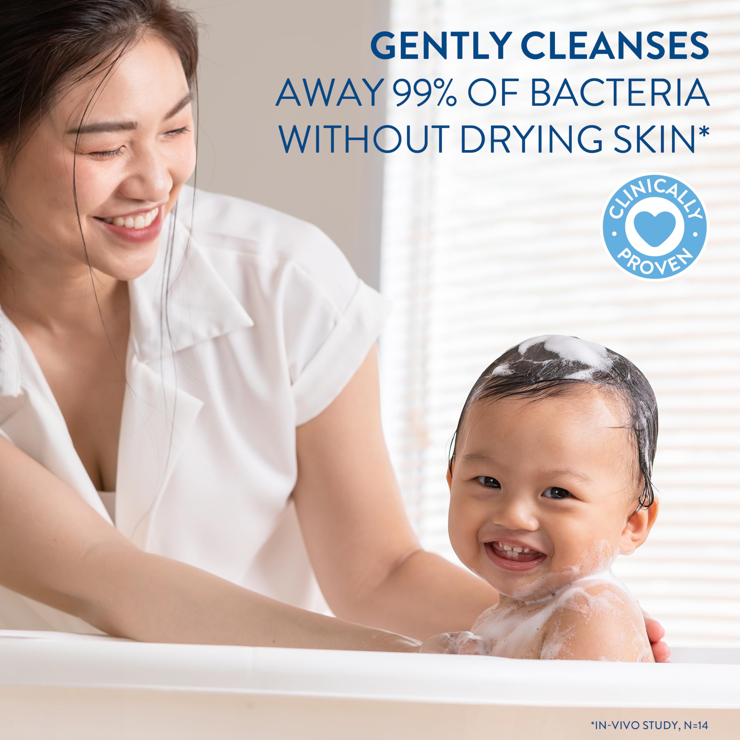 Cetaphil Baby Wash & Shampoo with Organic Calendula ,Tear Free , Paraben, Colorant and Mineral Oil Free , 13.5 Fl. Oz