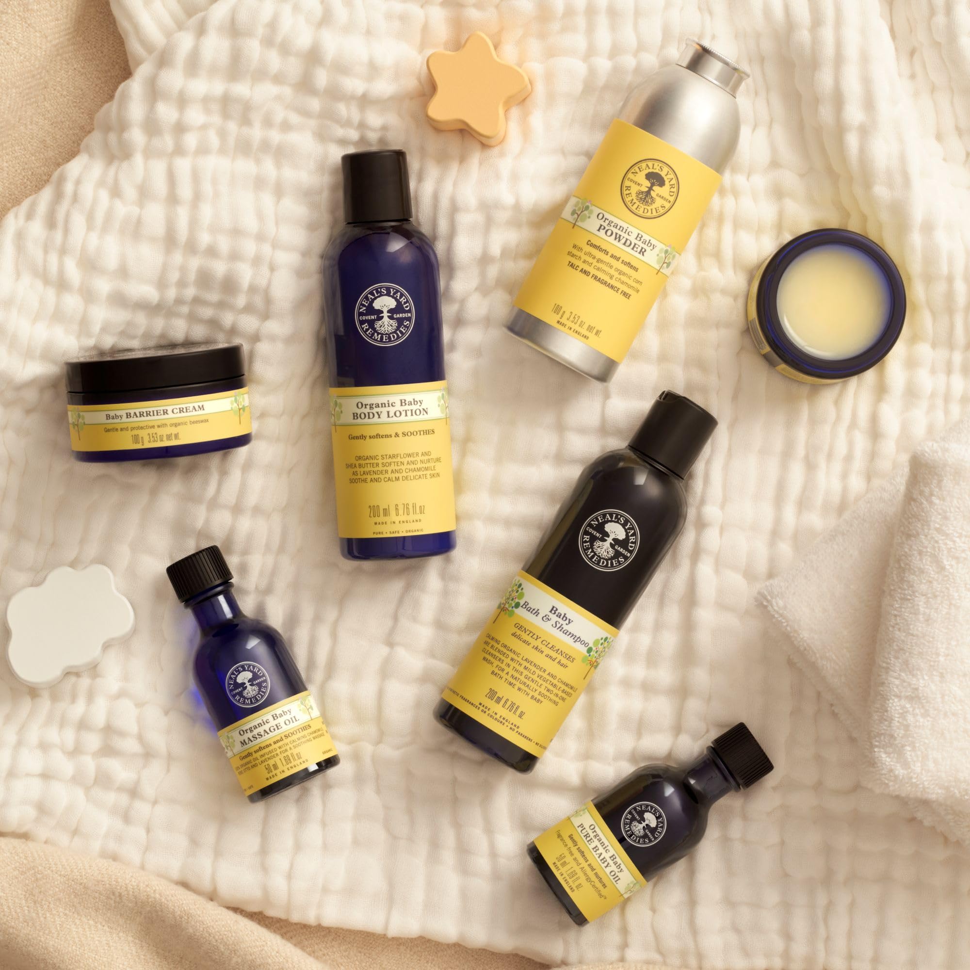 Neal's Yard Remedies Organic Baby Oil | Gently Nurtures & Softens | 50ml Halalzen