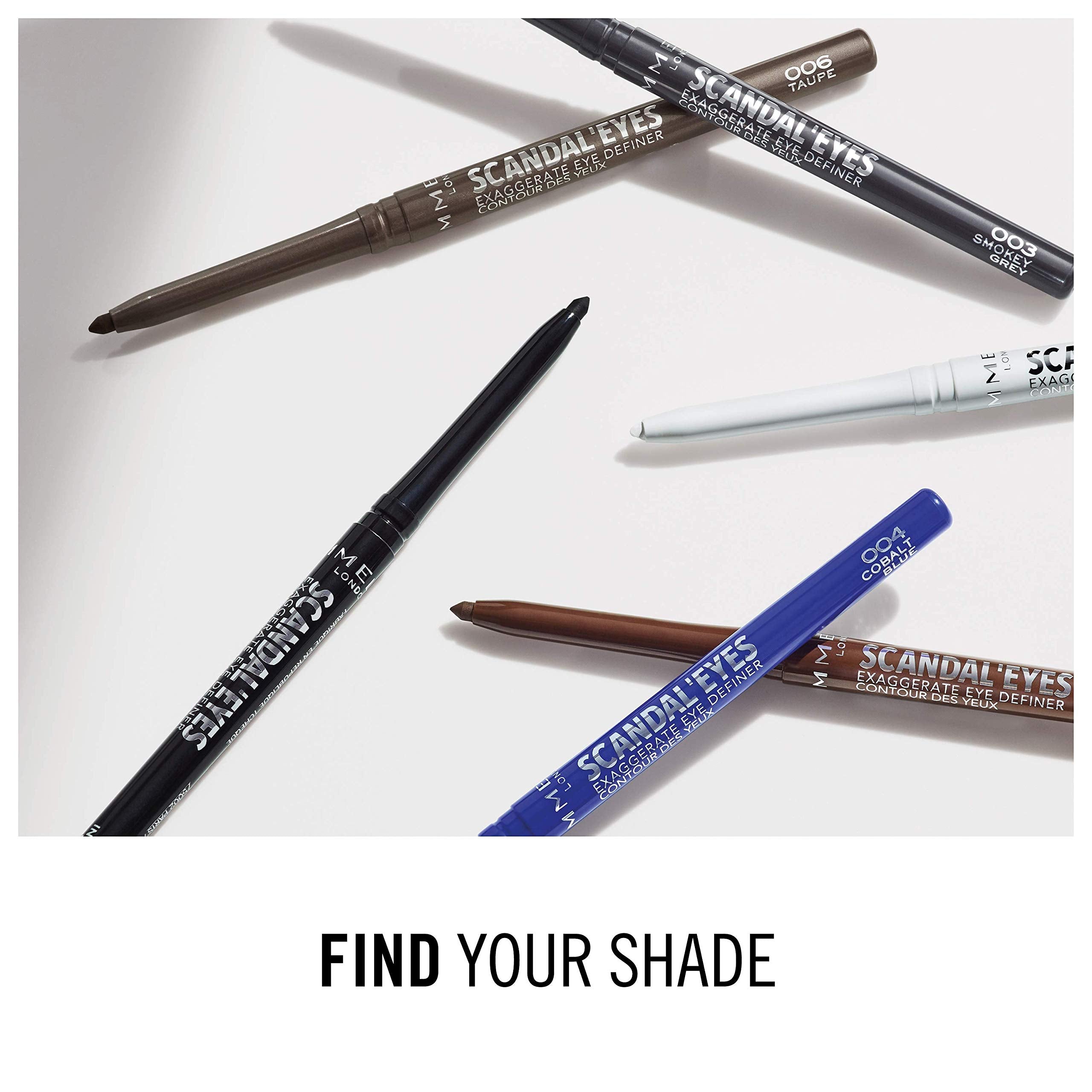 Rimmel London Scandaleyes Exaggerate Eye Definer, 001 Intense Black, 0.35g Halalzen