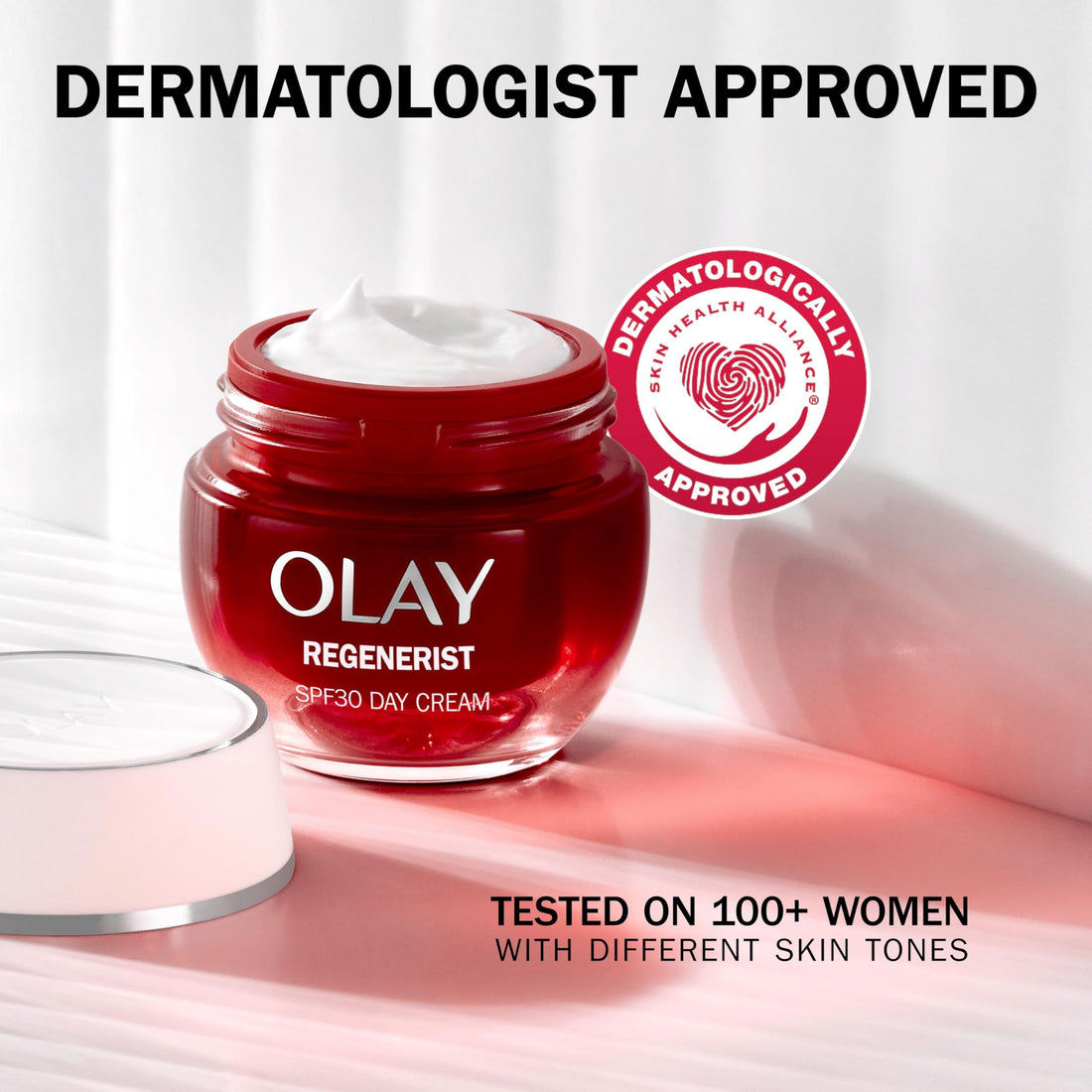 Olay Regenerist Night Cream - Anti-Wrinkle Face Cream and Skincare Face Moisturiser with Niacinamide and Peptides, Active Firming Formula that Firms, Restores, and Hydrates, Fragrance-Free, 50ml