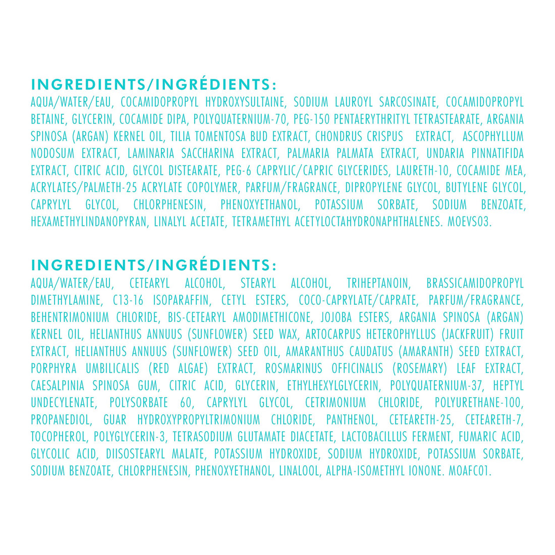 Moroccanoil Shampoo & Conditioner Half-Liter Set