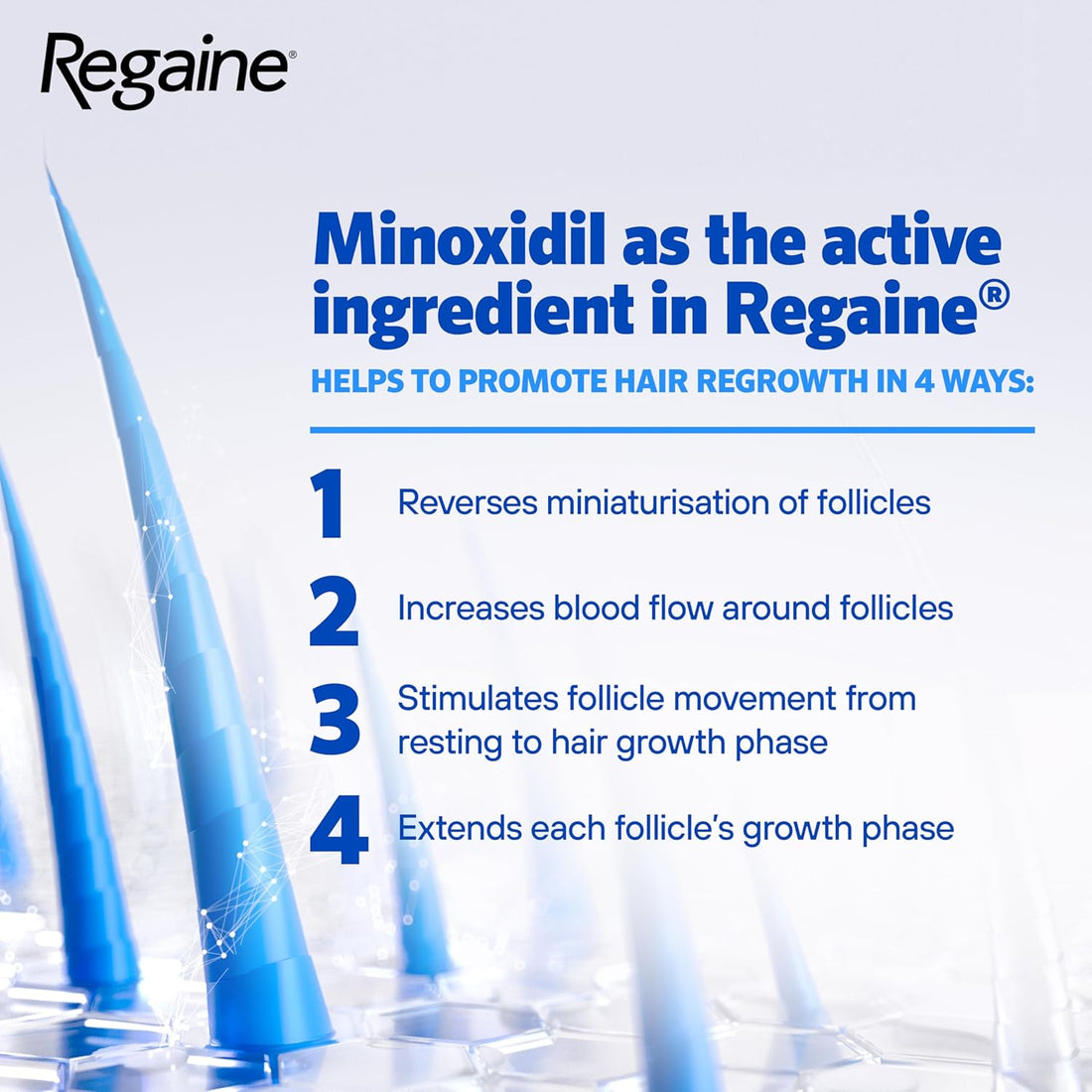 Regaine For Men Extra Strength Foam - Scientifically Proven To Help Stop Hereditary Hair Loss - Minoxidil Foam for Hair Regrowth - 73ml, Packaging may vary