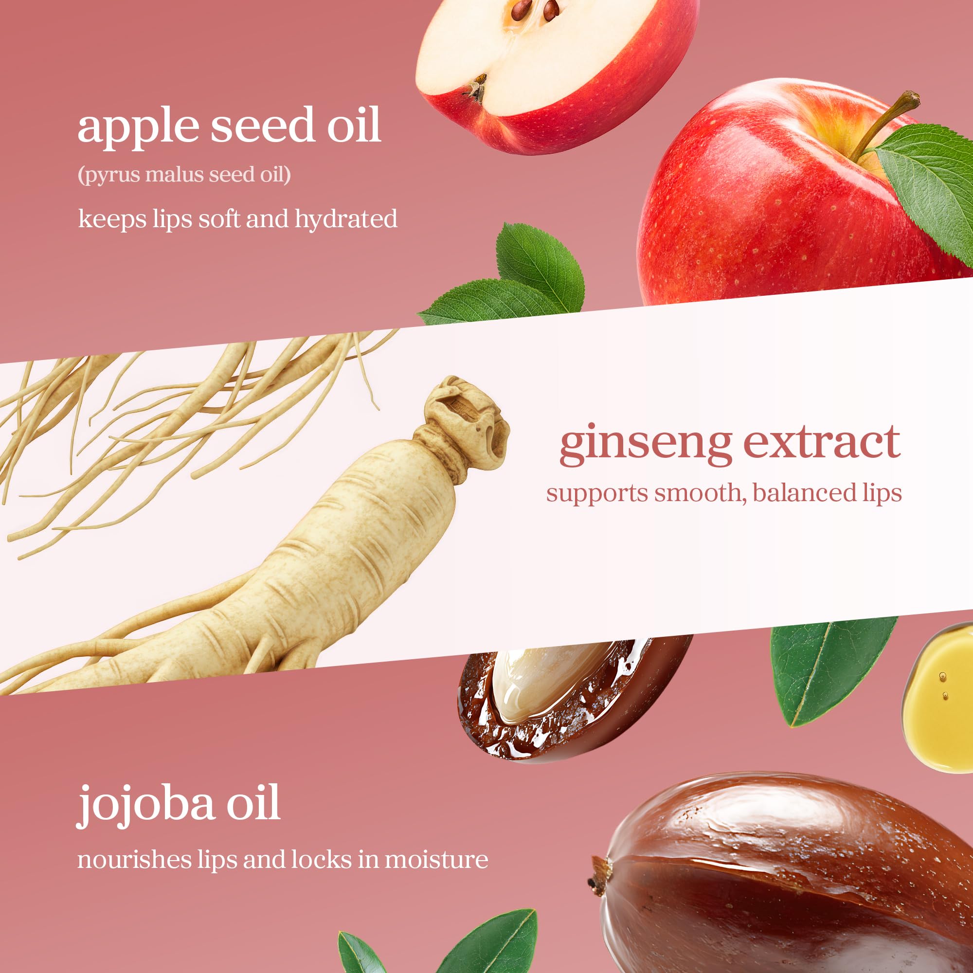 NOONI Korean Vegan Lip Oil - Appleberry | Lip Stain, Gift, Long-Lasting, Moisturising, Plumping, Revitalising for Dry Lips, Waterproof, No Peel Off, 0.12 Fl Oz