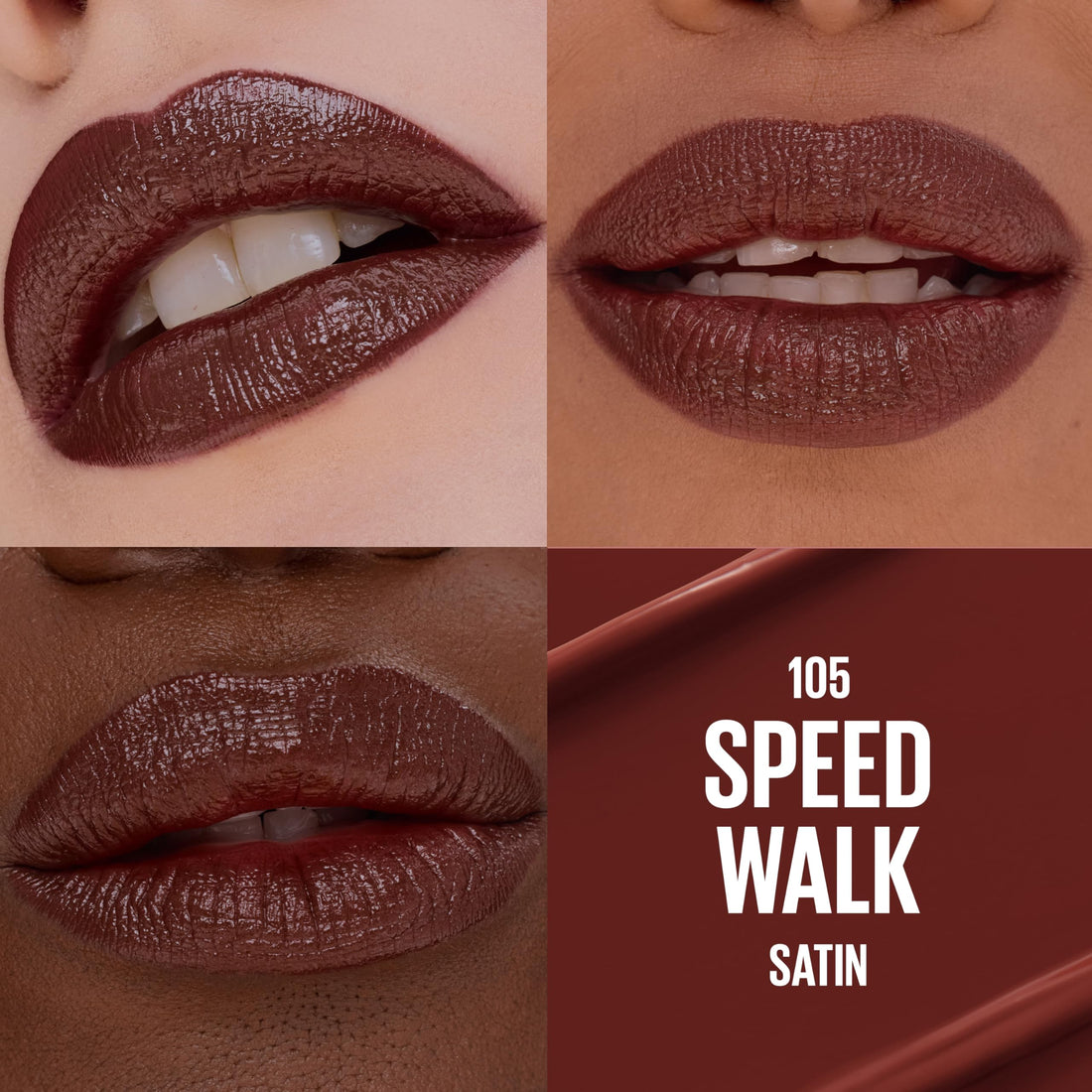 MAYBELLINE Serum-Lippenstift, Feuchtigkeitsspendendes Lippen-Make-up mit 8 Stunden Lippenauffüllender Feuchtigkeit mit Hyaluronsäure + Öl-Mischung, Wild Card (Mitteltoniges Rot Matt)