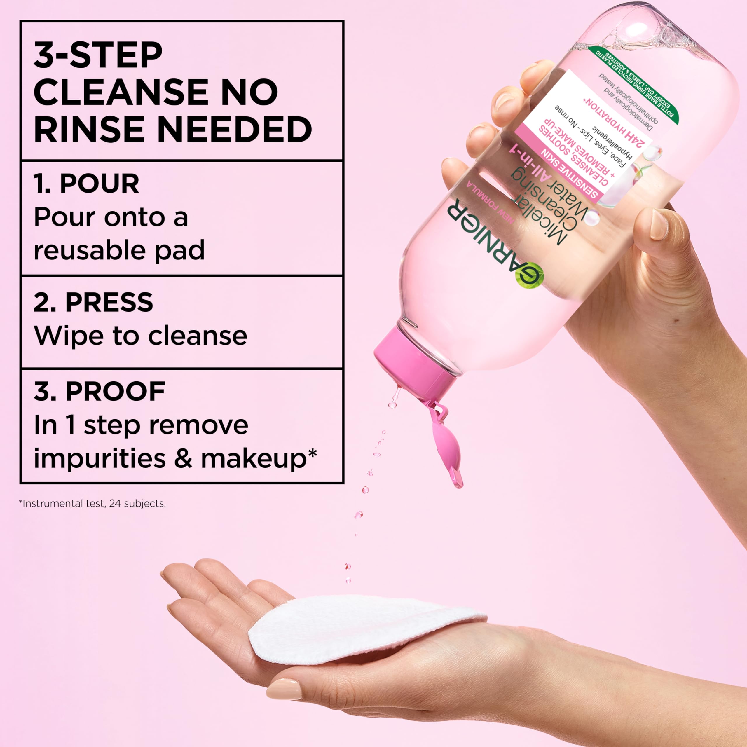 Garnier Micellar Cleansing Water 700ml, Gentle face cleanser & Make up Remover, Suitable For All Skin Types Including Sensitive Skin, Soothing Formula, Dermatologically Tested Halalzen