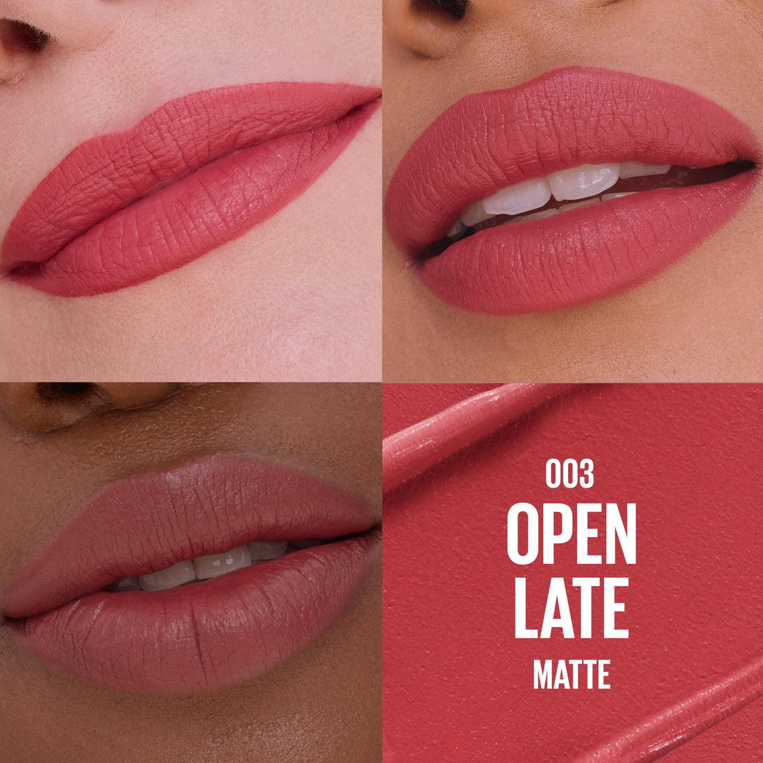 MAYBELLINE Serum-Lippenstift, Feuchtigkeitsspendendes Lippen-Make-up mit 8 Stunden Lippenauffüllender Feuchtigkeit mit Hyaluronsäure + Öl-Mischung, Wild Card (Mitteltoniges Rot Matt)