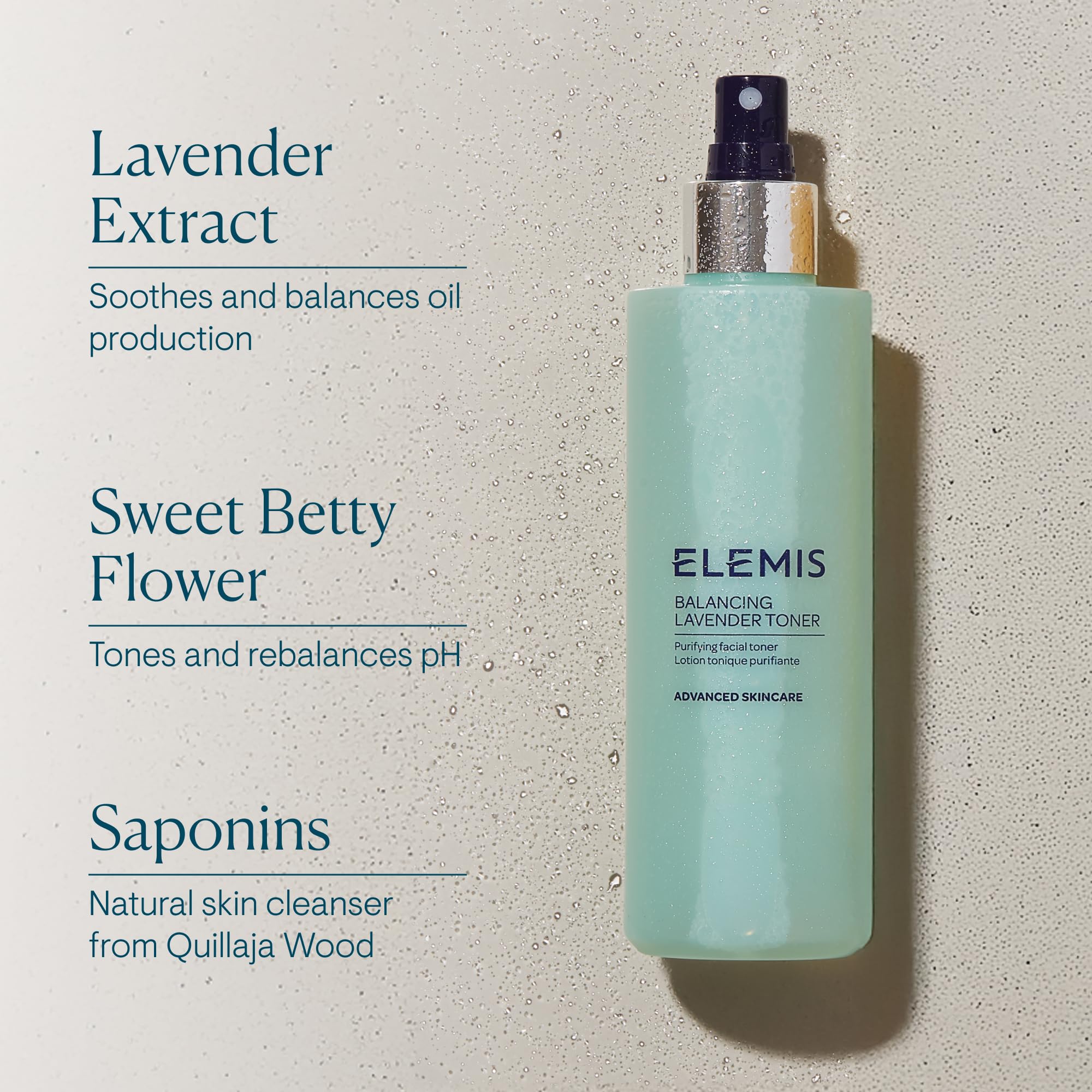 ELEMIS Apricot & Lavender Facial Toners 200ml – Gentle, Soothing Toner for All Skin Types
