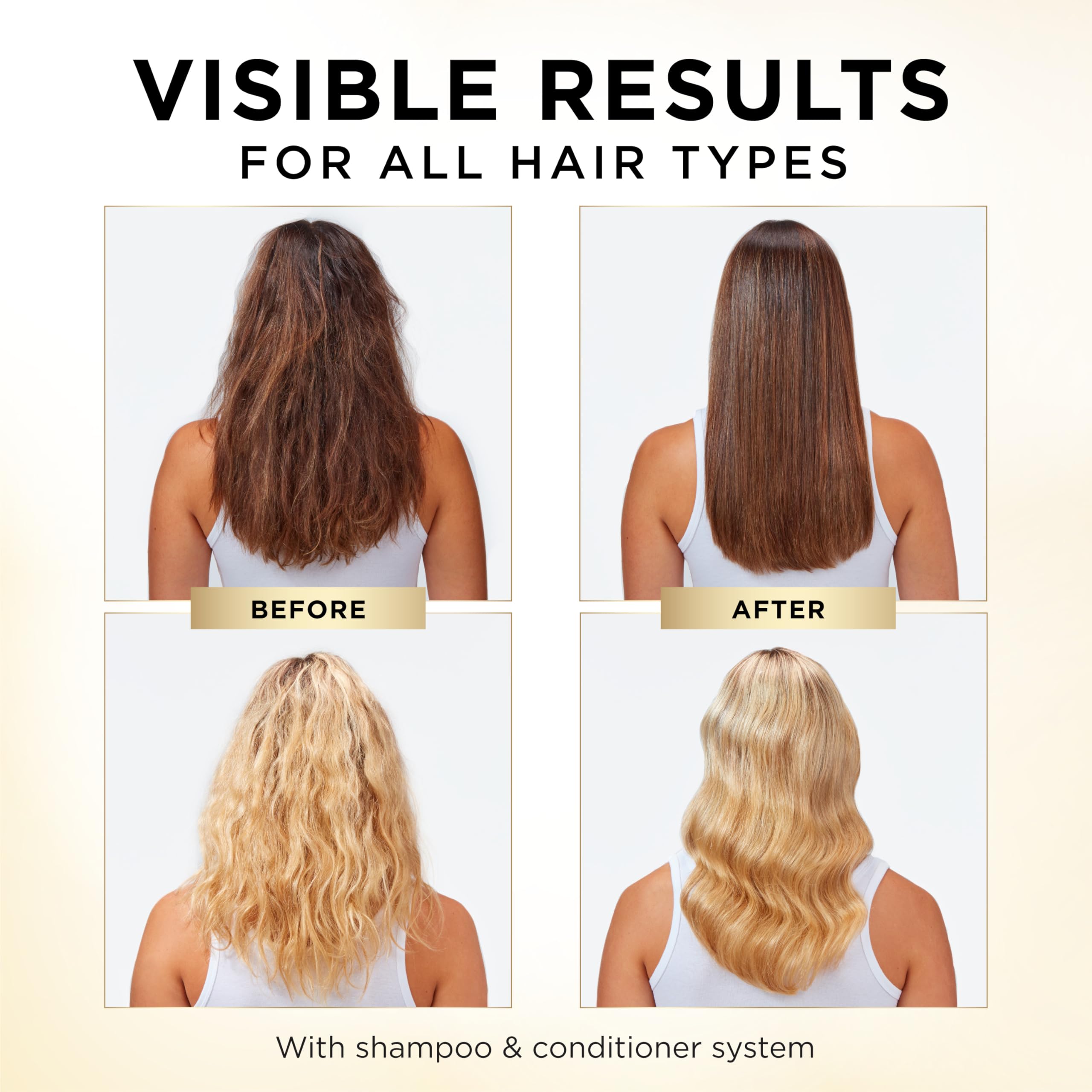 Pantene Shampoo & Conditioner Set, Daily Moisture Renewal - Pro-V Nutrients for Dry, Color-Treated, Straight to Curly Hair, 72-Hour Hydration & Softness, 52.8 Oz Total + Miracle Rescue Shot (0.5 Oz) Halalzen
