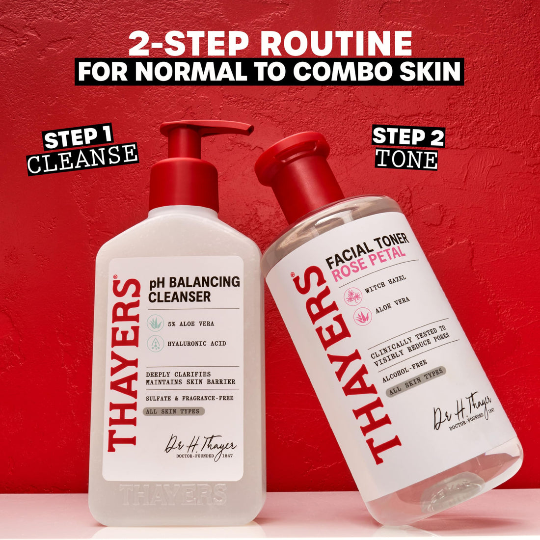 Thayers Witch Hazel Facial Gentle Rose Petal Toner Lotion with Organic Aloe Vera, All Day Hydration, Redue Pores & Improve Skin Texture, Vegan & Alcohol Free, 355ml