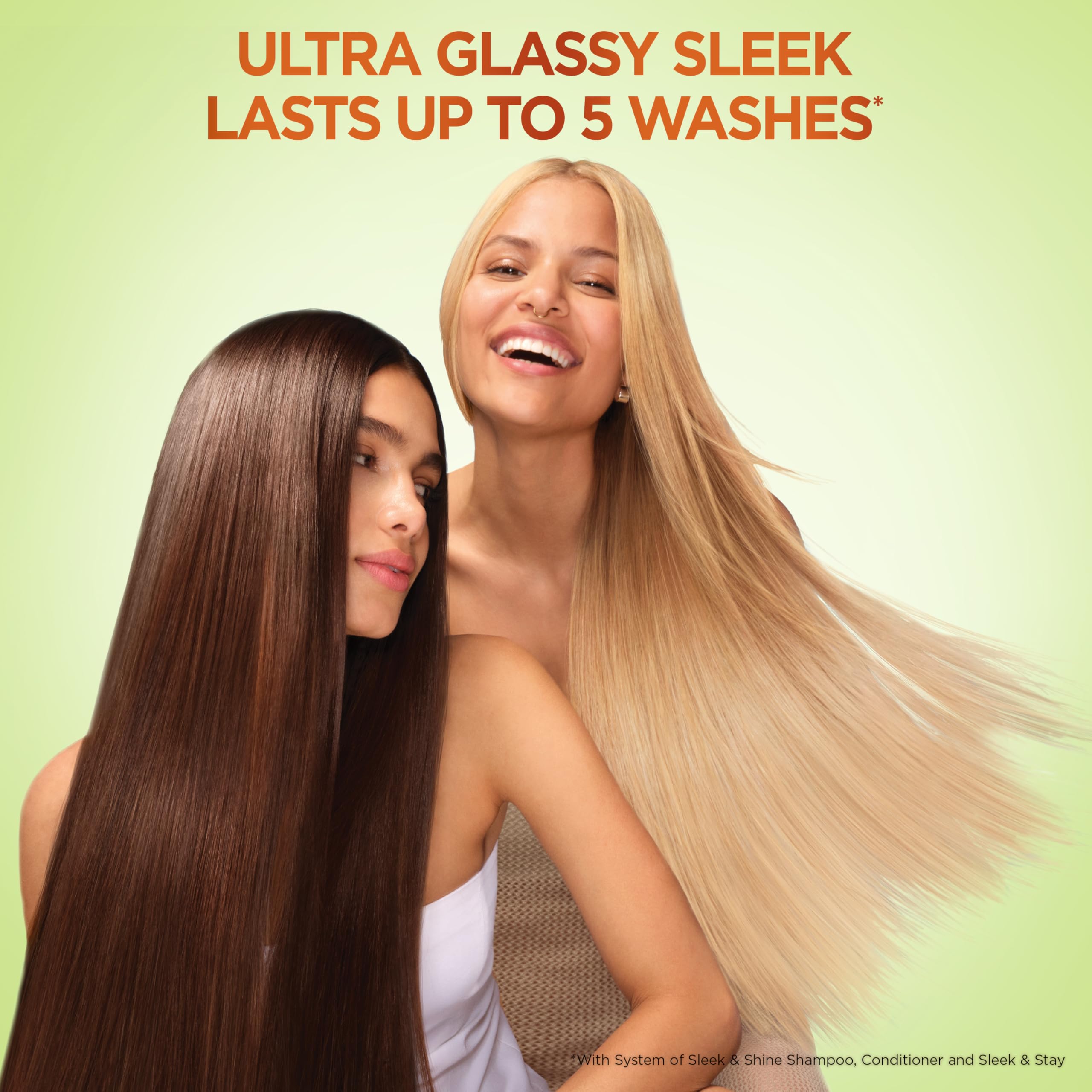 Garnier Fructis Sleek & Shine Moroccan Sleek Smoothing Oil for Frizzy, Dry Hair, Argan Oil, 3.75 Fl Oz, 2 Count (Packaging May Vary) Halalzen