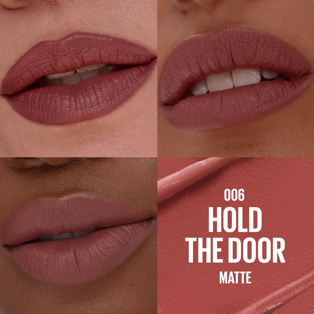 MAYBELLINE Serum-Lippenstift, Feuchtigkeitsspendendes Lippen-Make-up mit 8 Stunden Lippenauffüllender Feuchtigkeit mit Hyaluronsäure + Öl-Mischung, Wild Card (Mitteltoniges Rot Matt)
