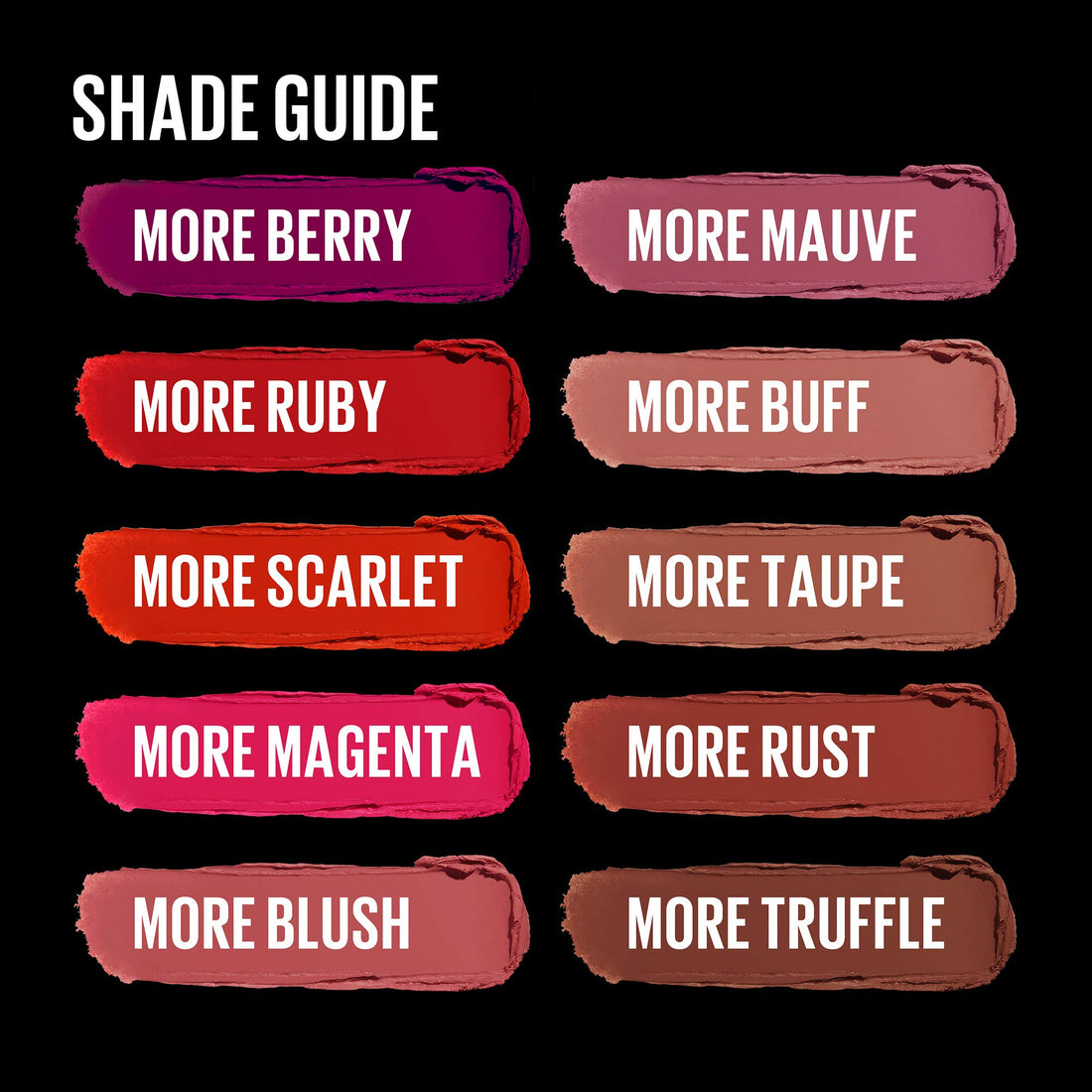 Maybelline Color Sensational Ultimatte Matter Lippenstift, nicht austrocknend, intensive Farbpigmente, More Truffle, Kakaobraun, 1 Stück