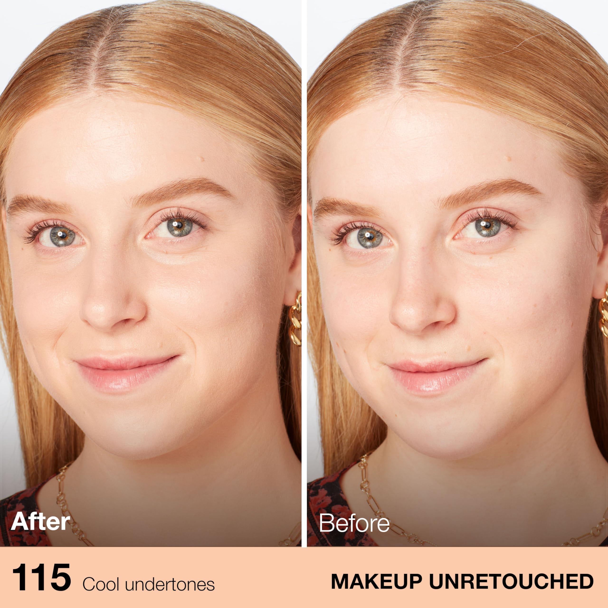 Maybelline Fit Me Dewy + Smooth Liquid Foundation Makeup, Classic Ivory, 1 Count (Packaging May Vary)