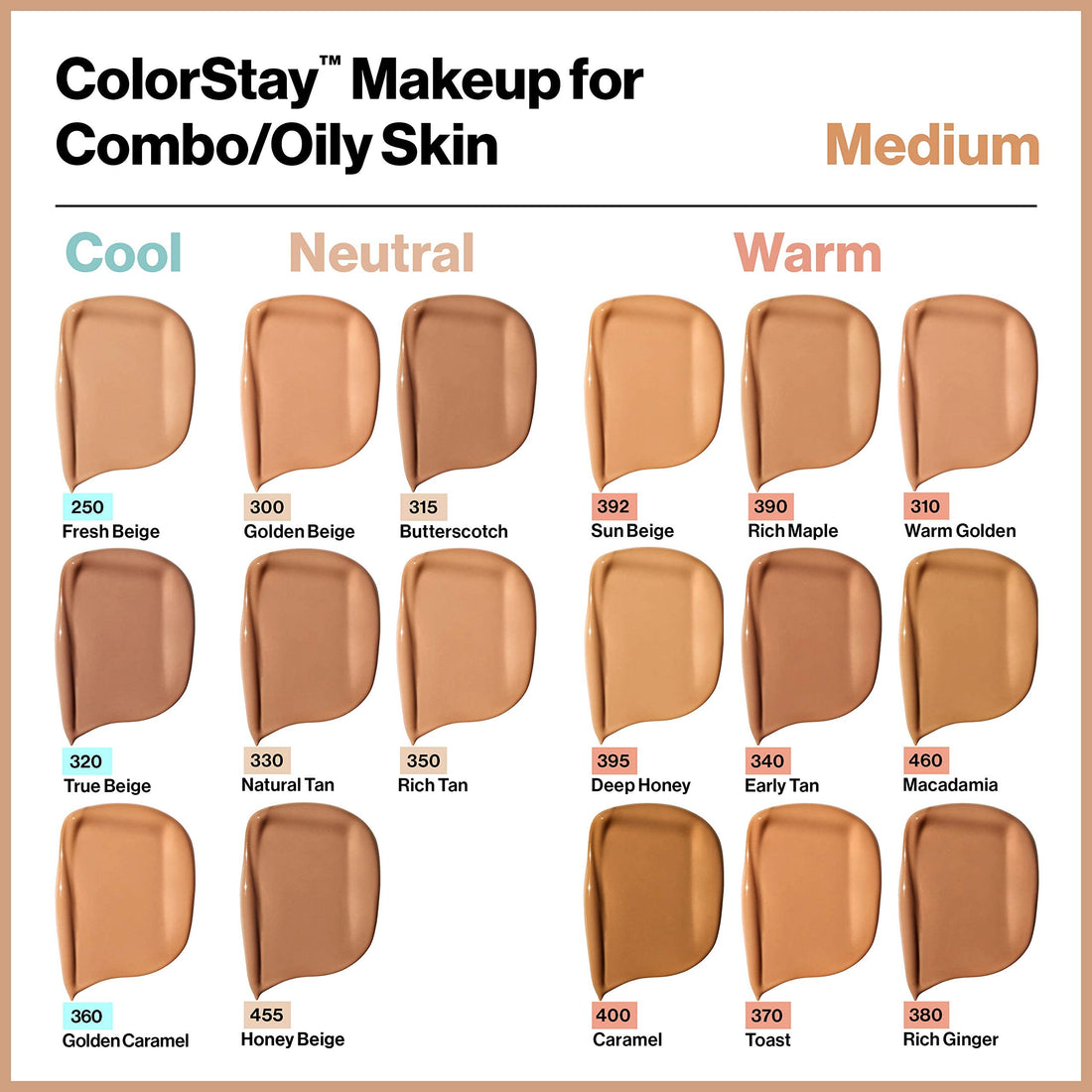 Revlon Colorstay Liquid Foundation Makeup for Combination/Oily Skin SPF15 Medium to Full Coverage (30ml) Matte Finish, Buff (150) Unisex Halalzen