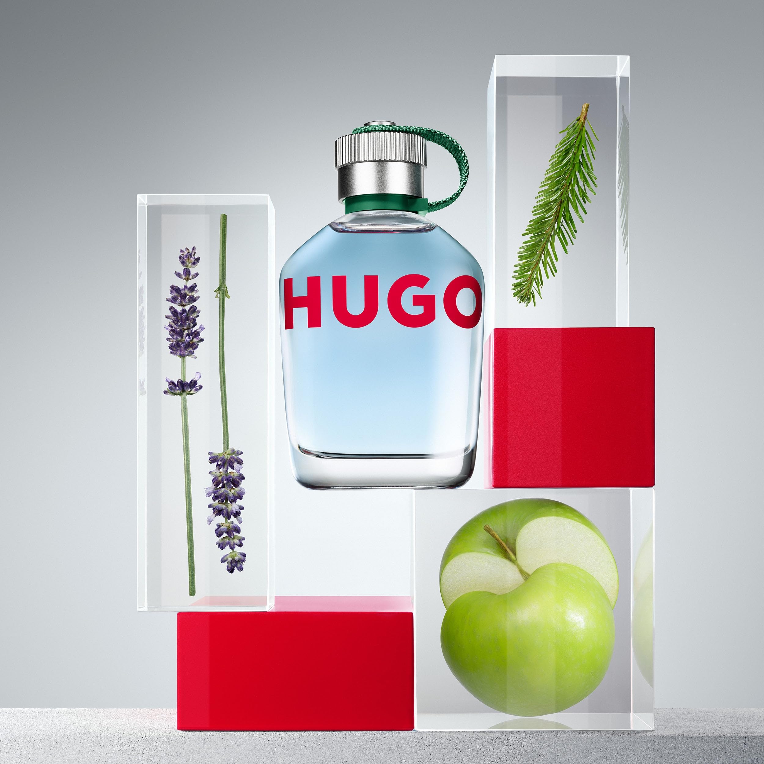 HUGO Man Eau de Toilette, Men's Perfume, Notes of Crispy Green Apple and Fir Balsam, Aromatic Fragrance, Medium Longevity