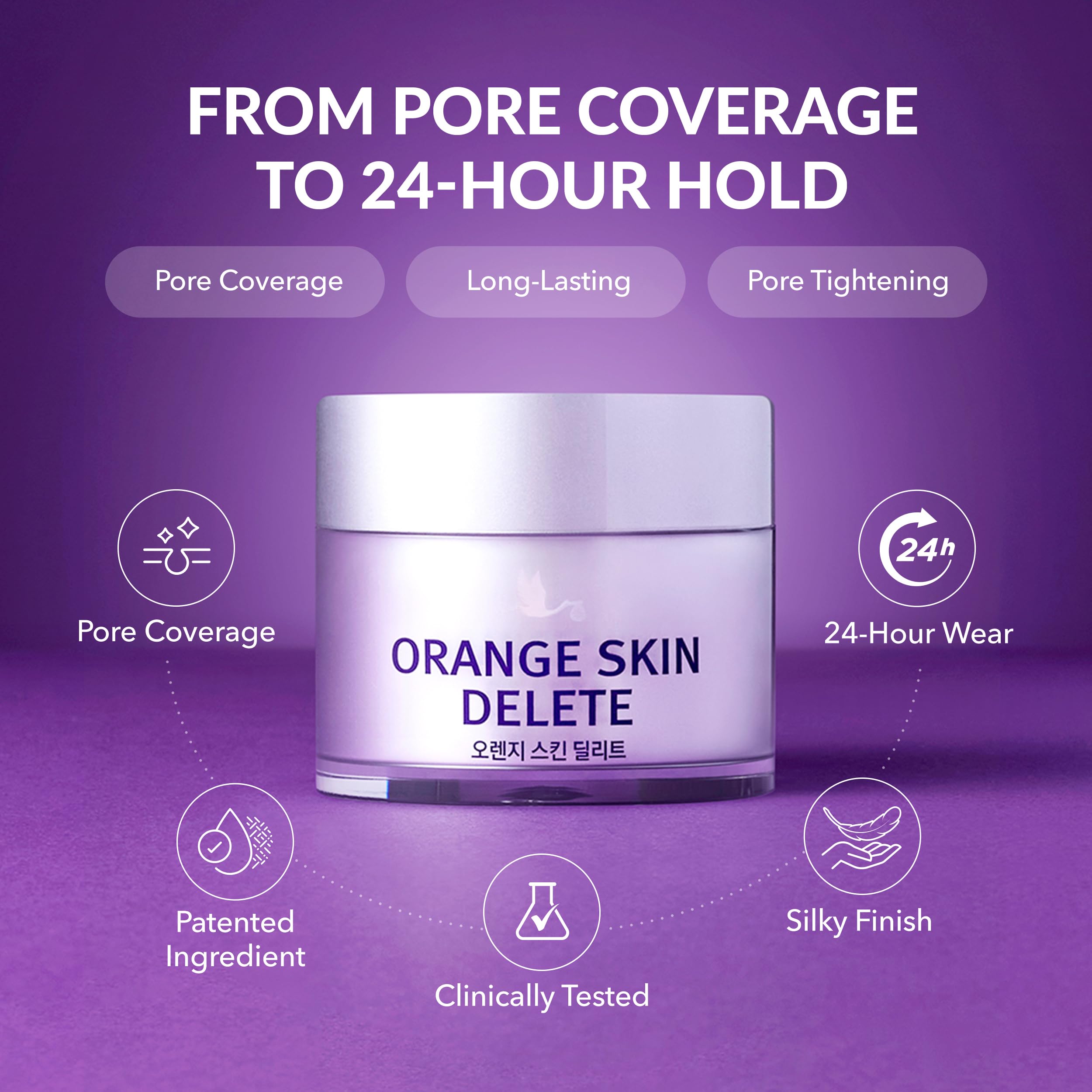 Orange Skin Delete Original Pore Primer Korean Makeup 30g 1.06 oz Halalzen